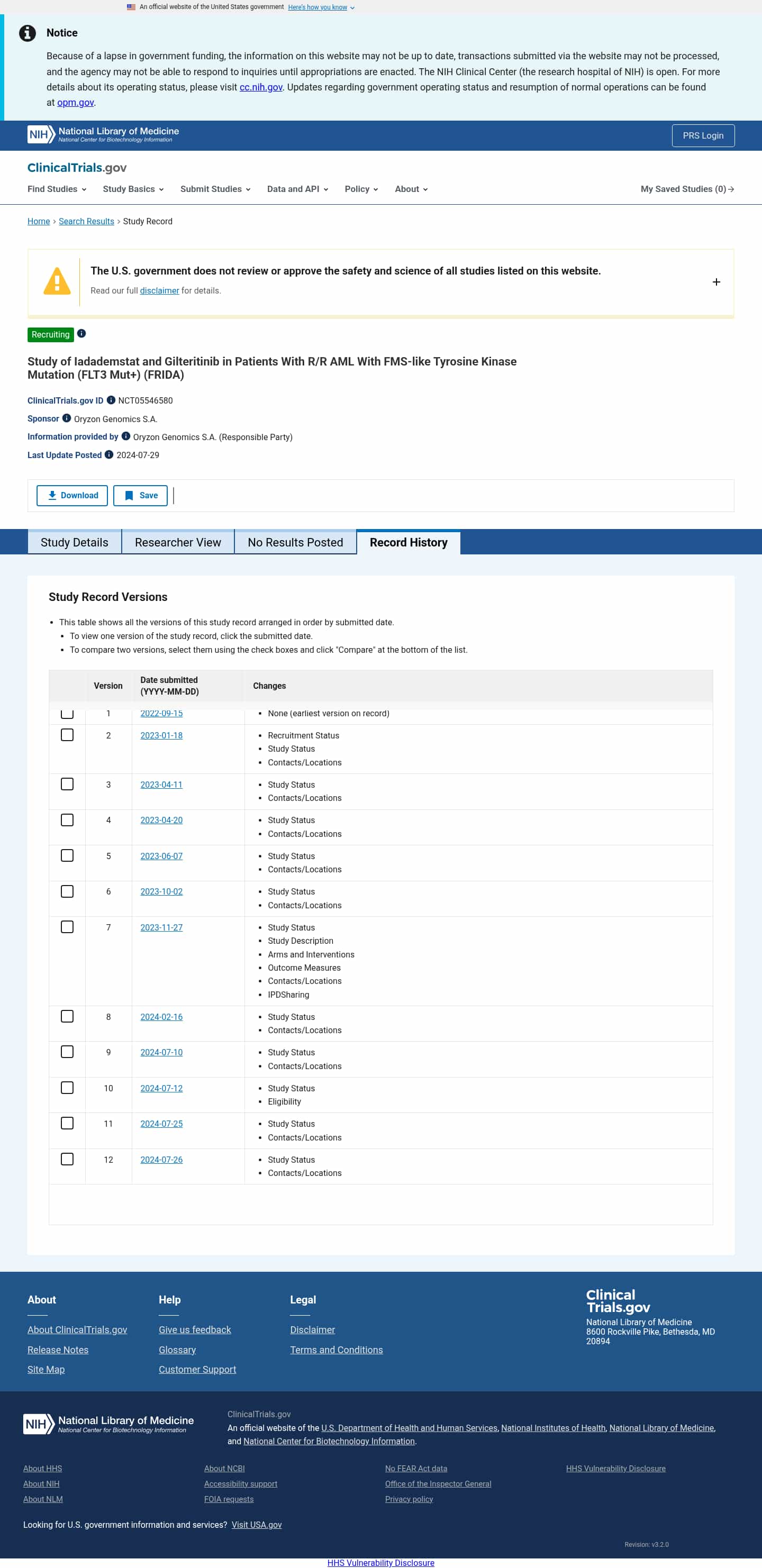 Latest website image capture