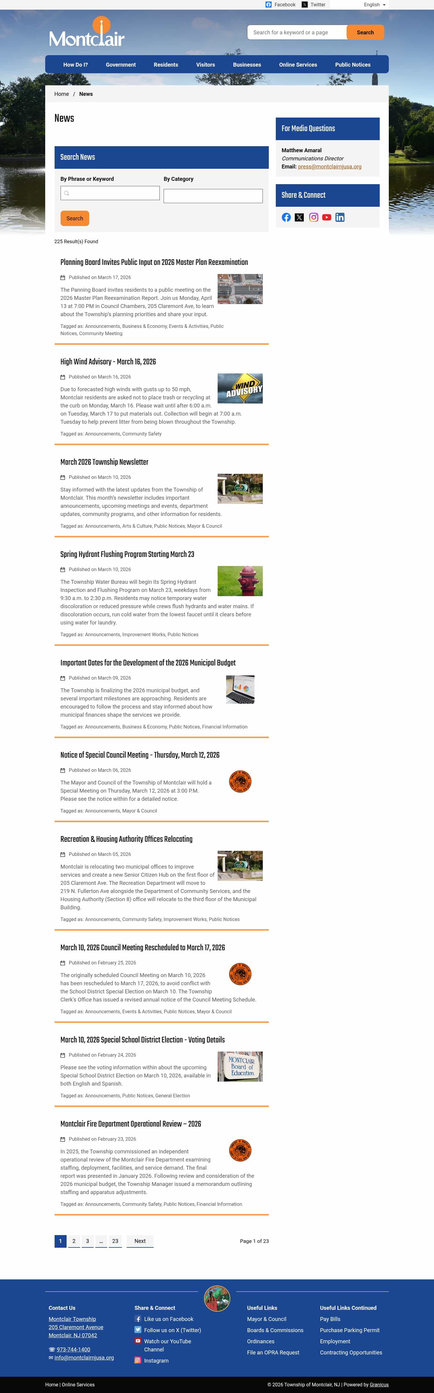 Latest website image capture