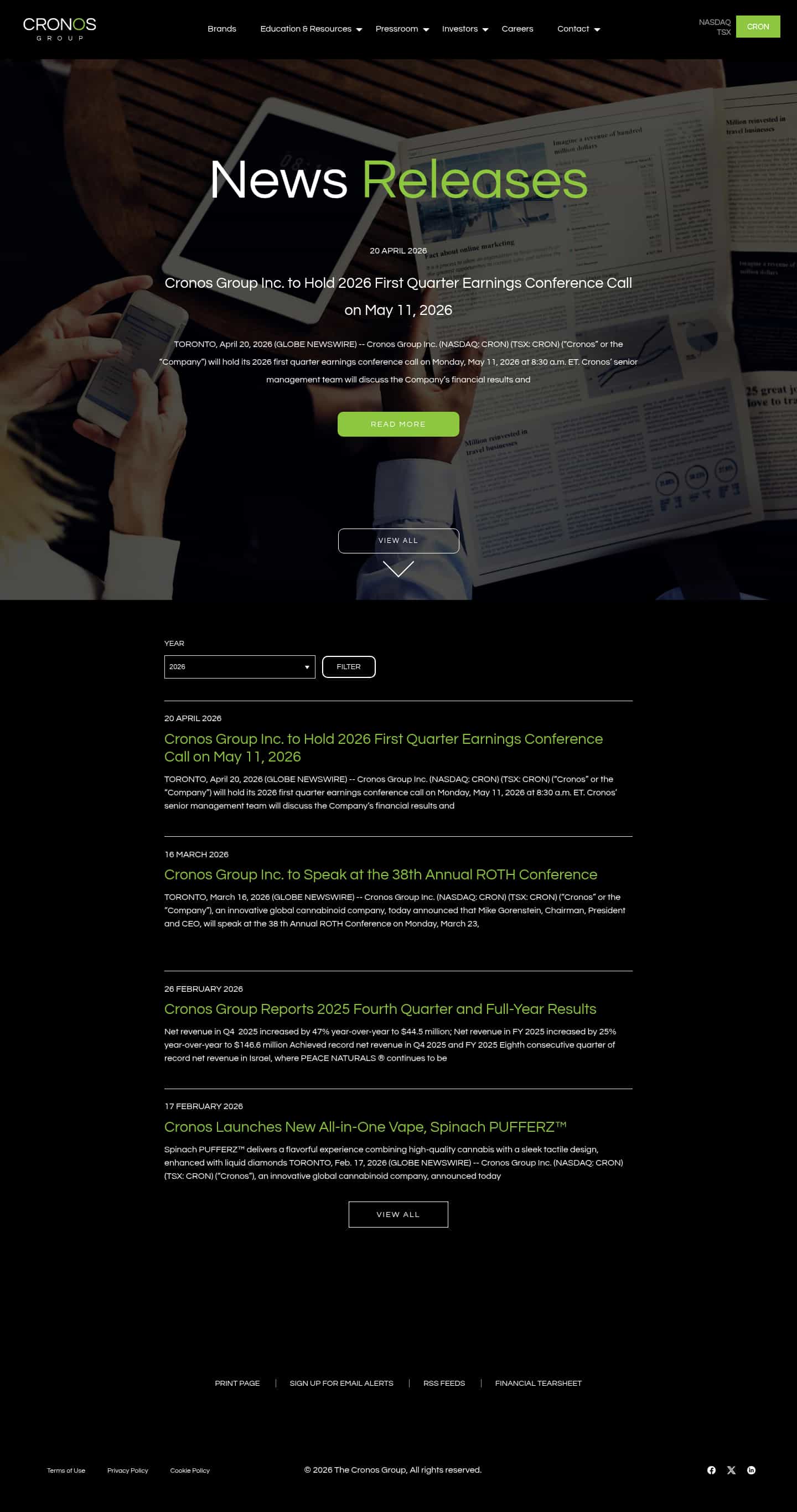 Latest website image capture