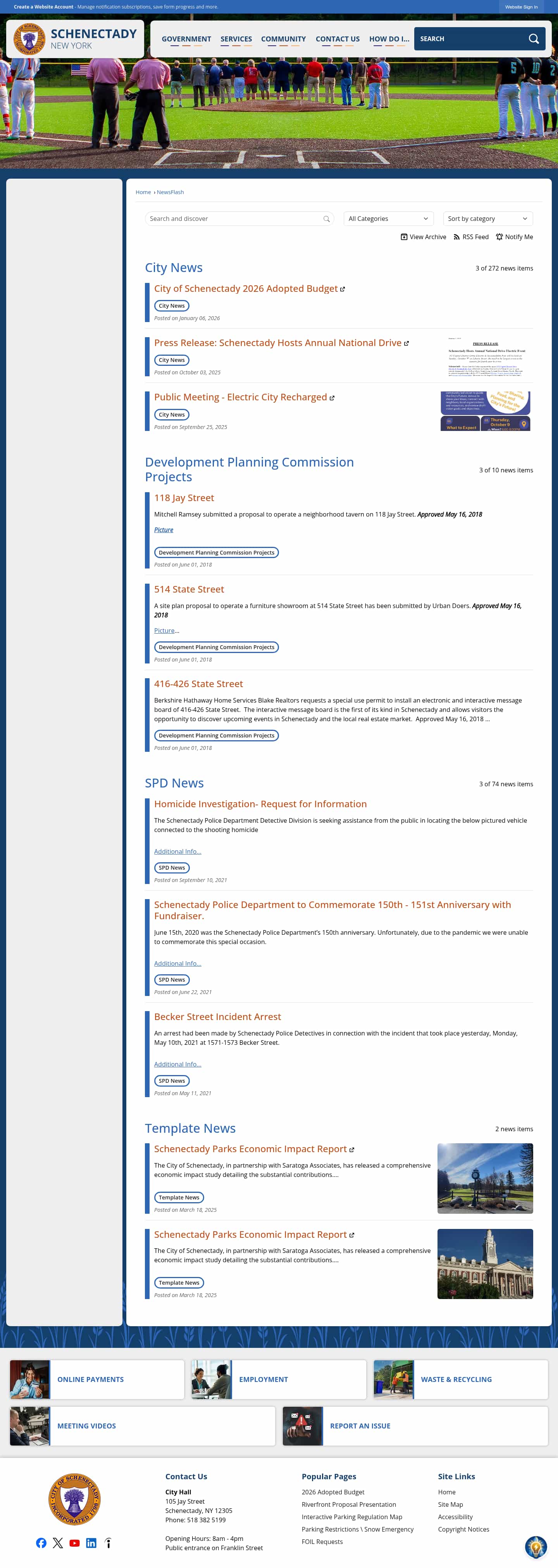 Latest website image capture