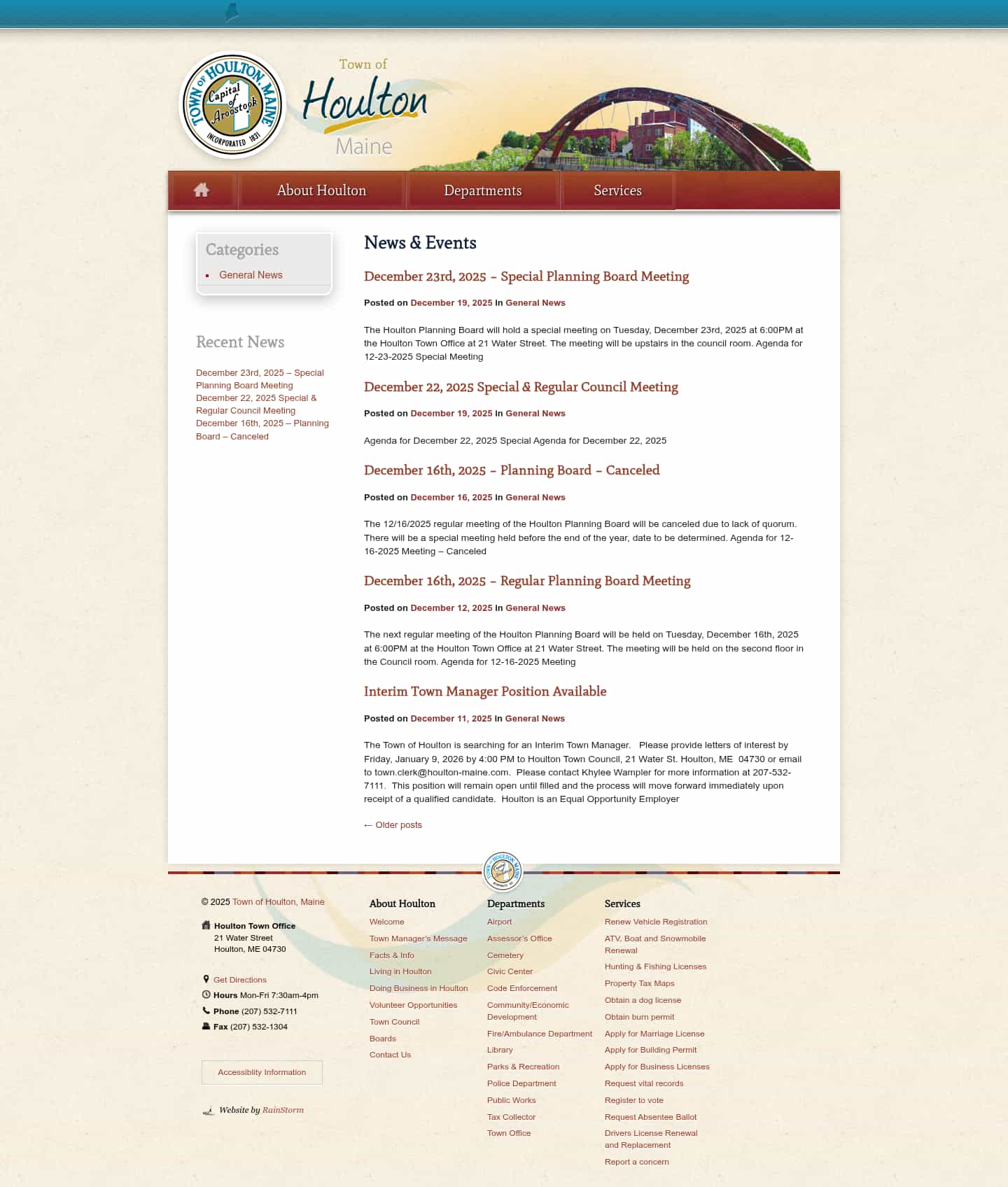 Latest website image capture