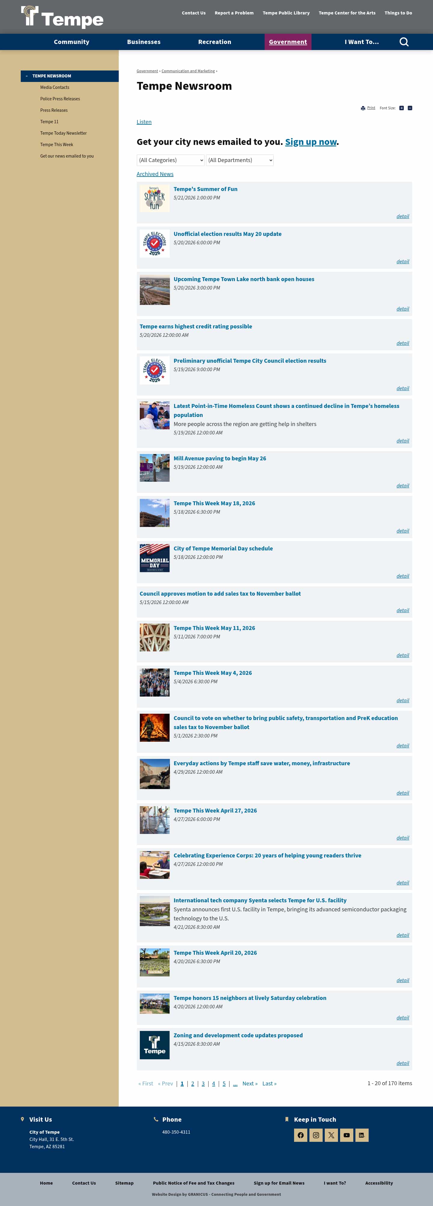 Latest website image capture