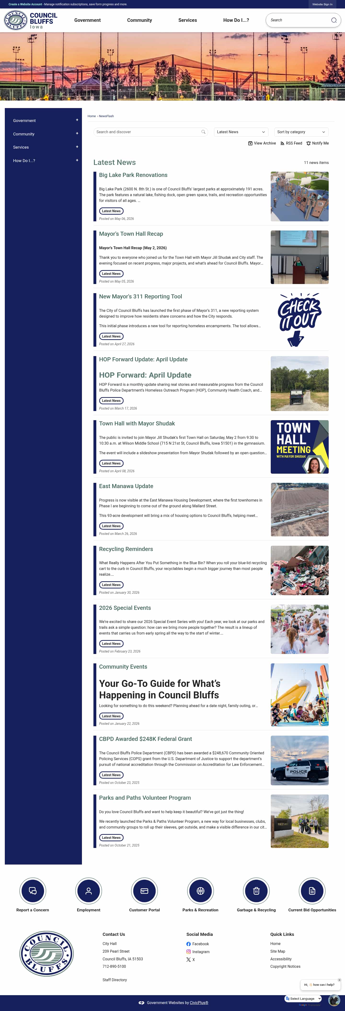 Latest website image capture