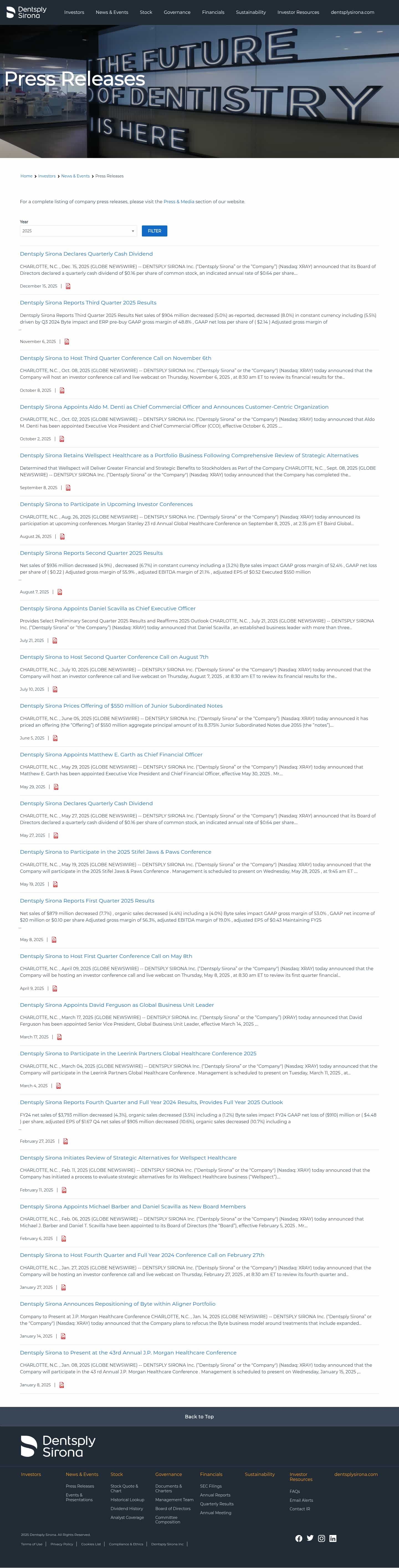 Latest website image capture