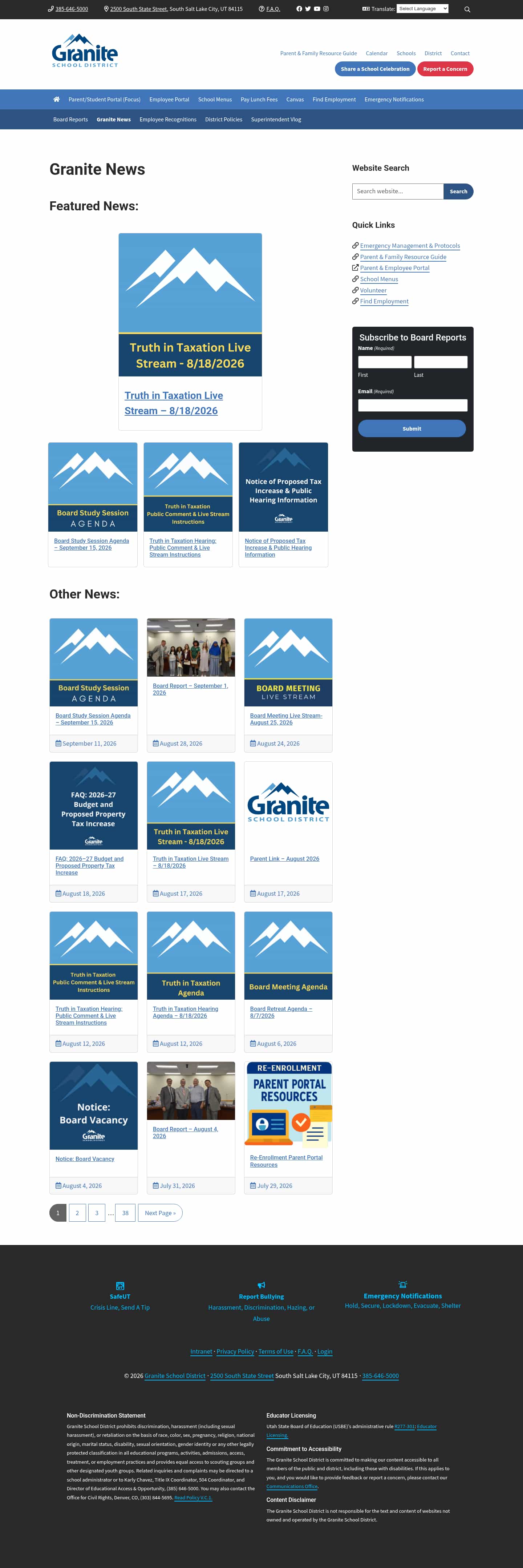 Latest website image capture
