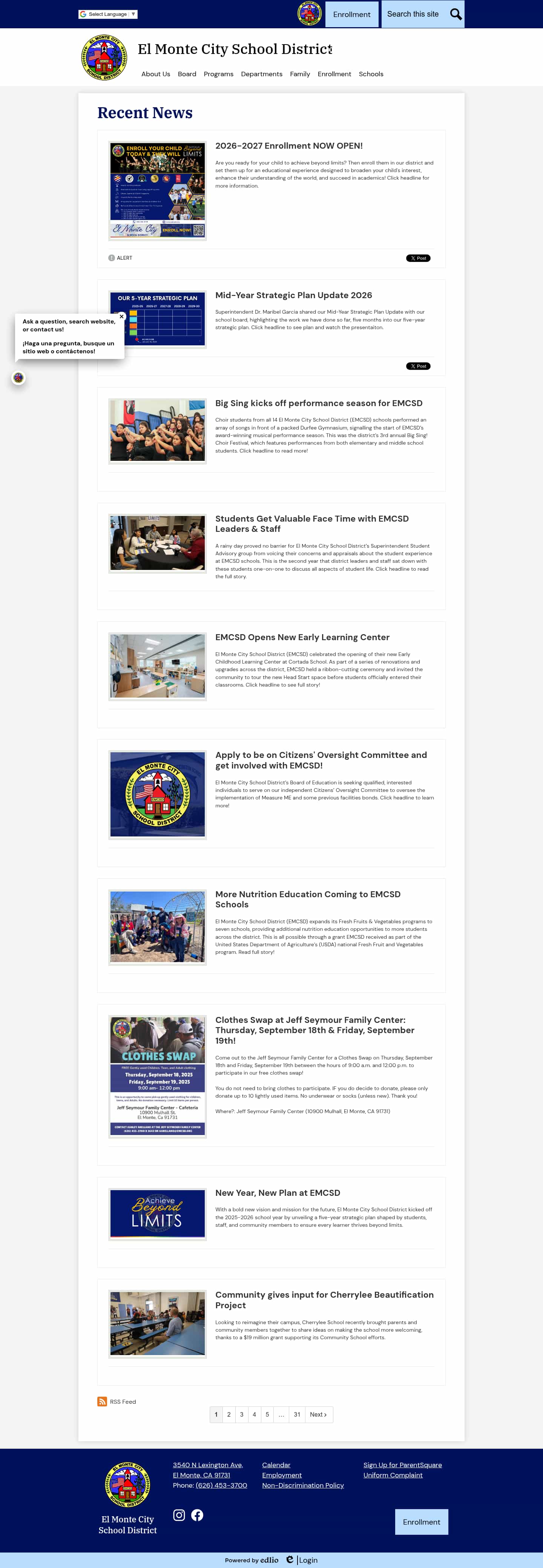 Latest website image capture