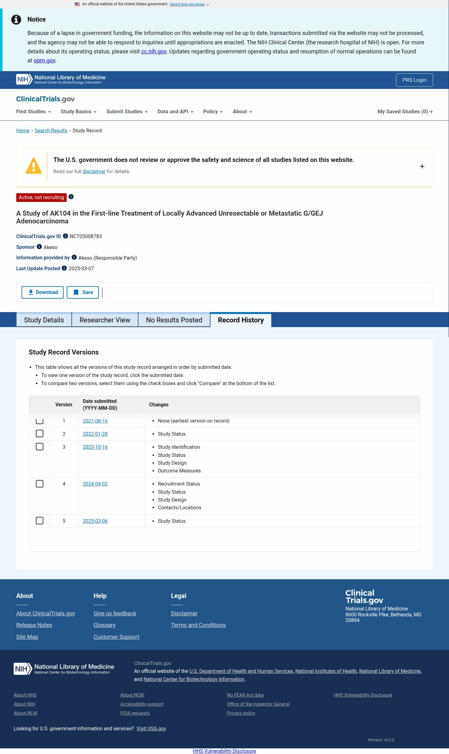 Latest website image capture