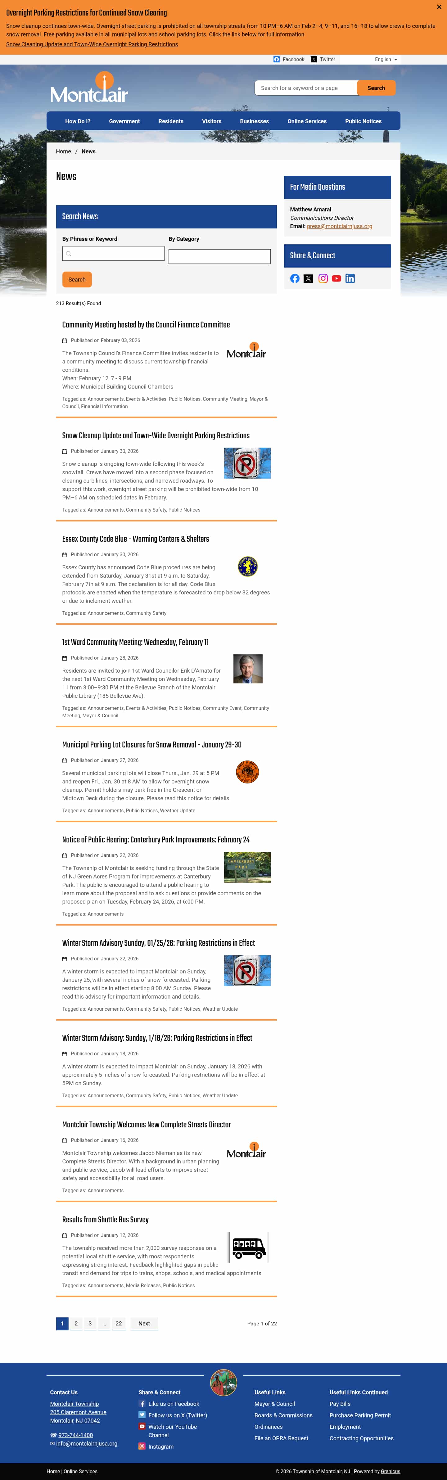 Latest website image capture