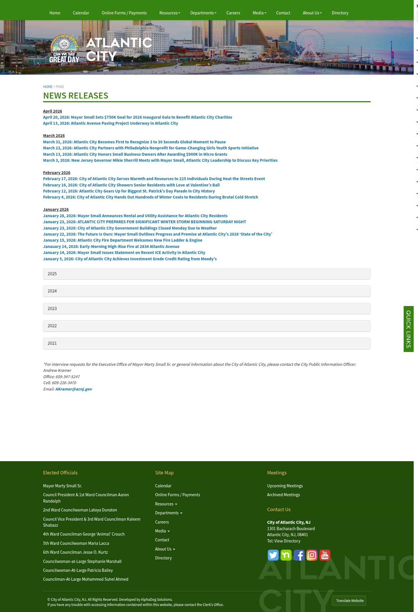 Latest website image capture