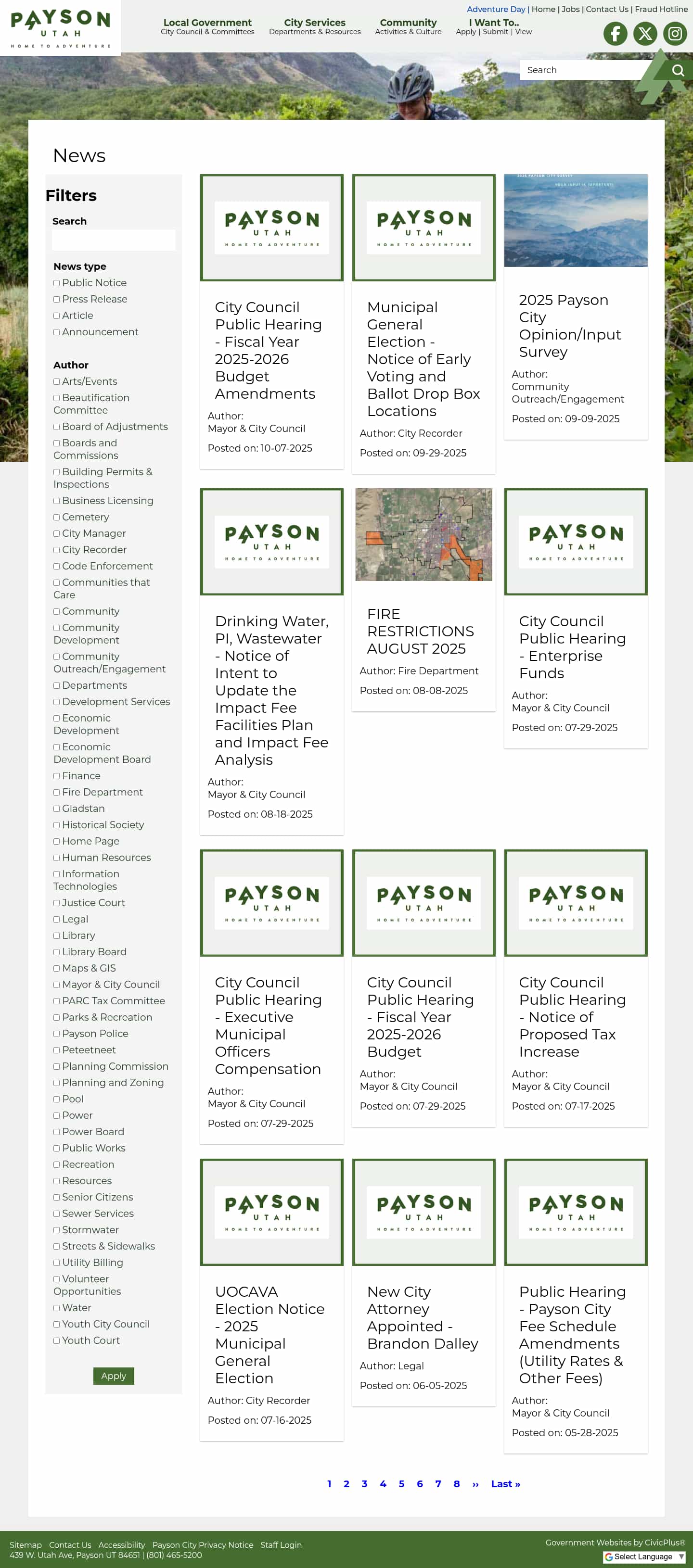 Latest website image capture