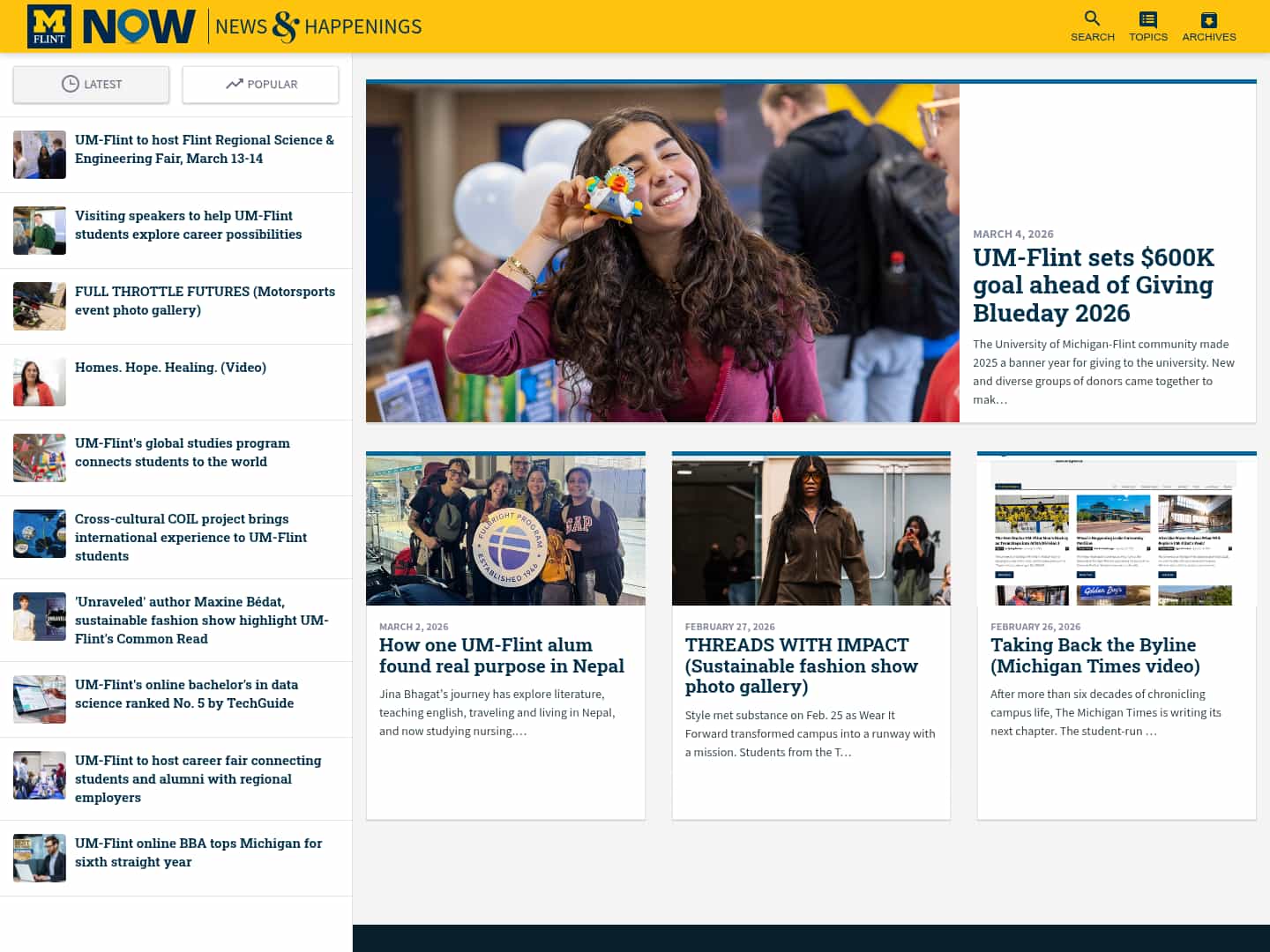 Latest website image capture