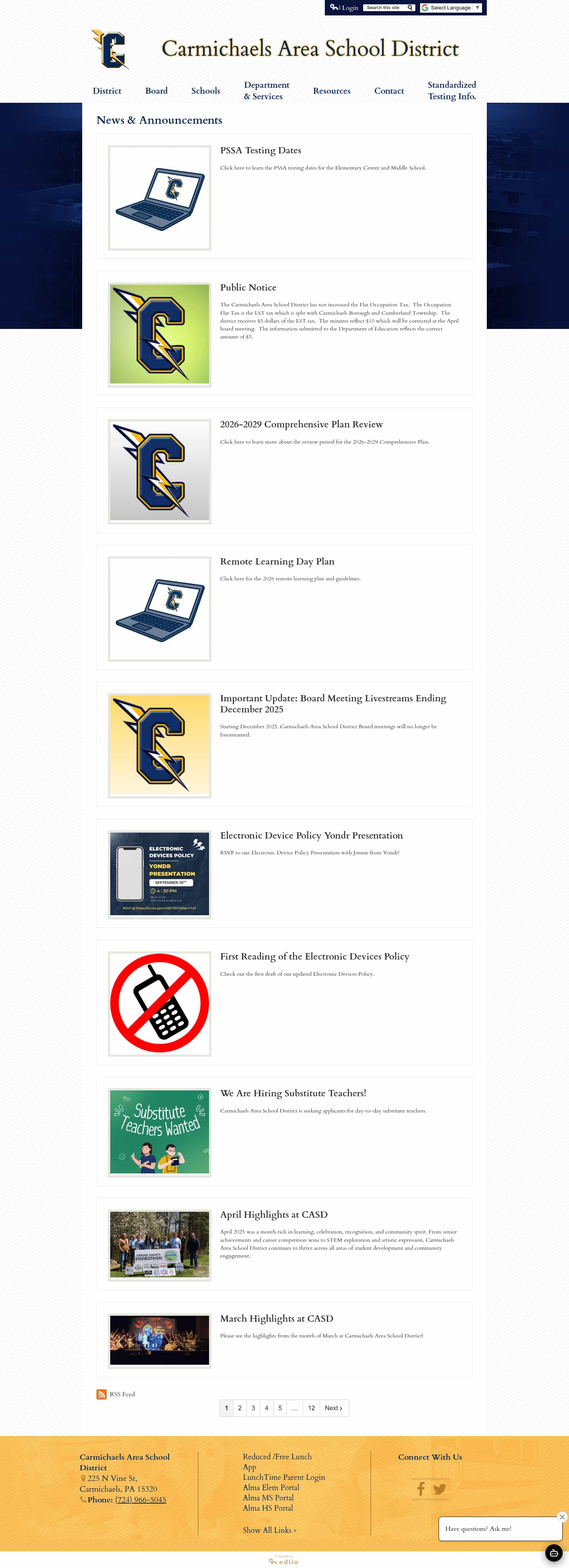 Latest website image capture