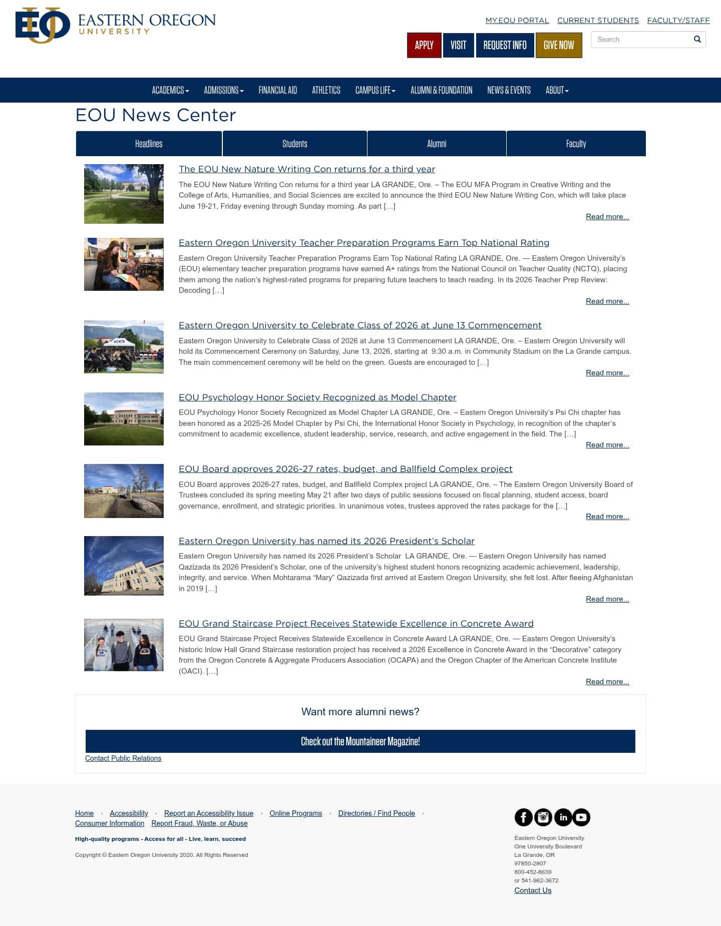 Latest website image capture