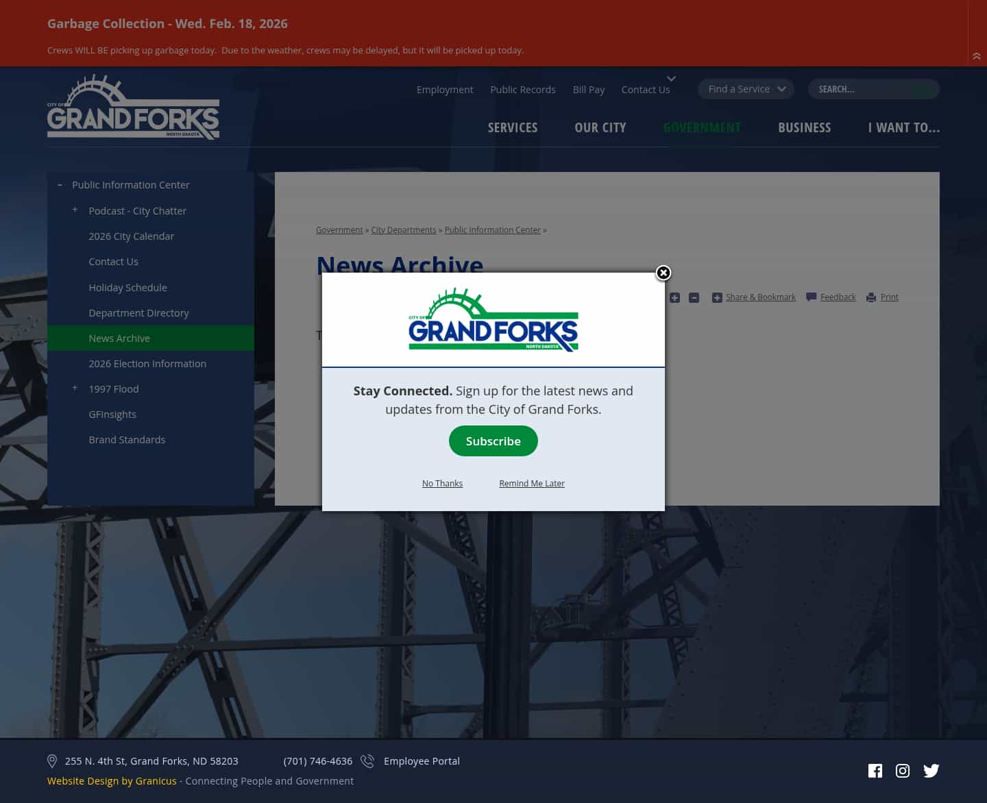 Latest website image capture
