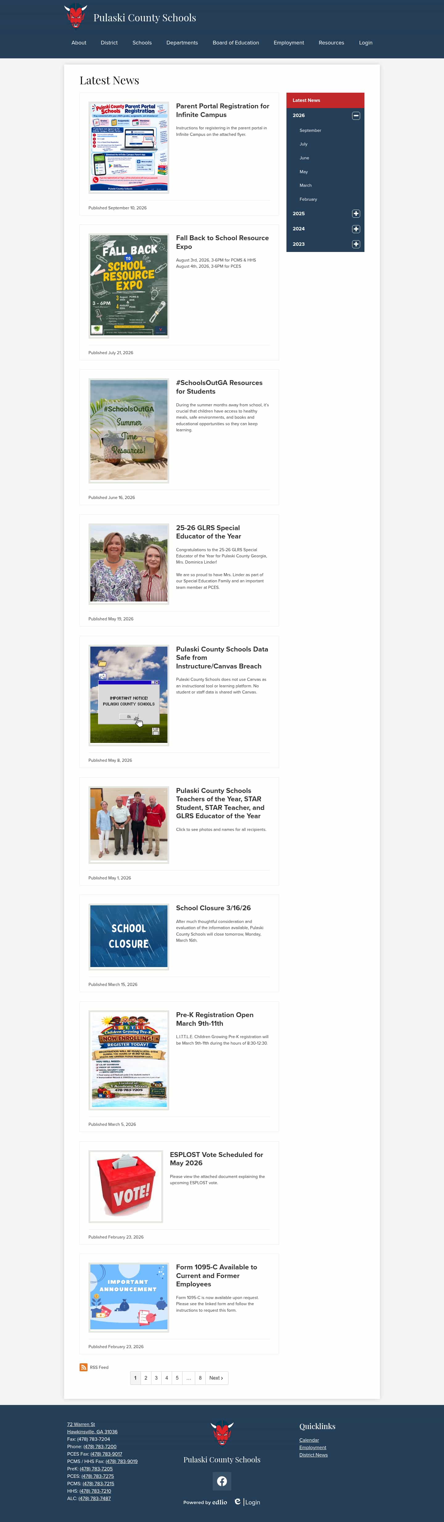 Latest website image capture