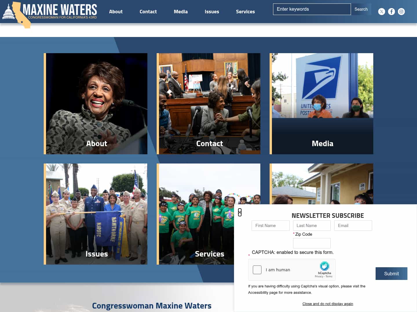 Latest website image capture