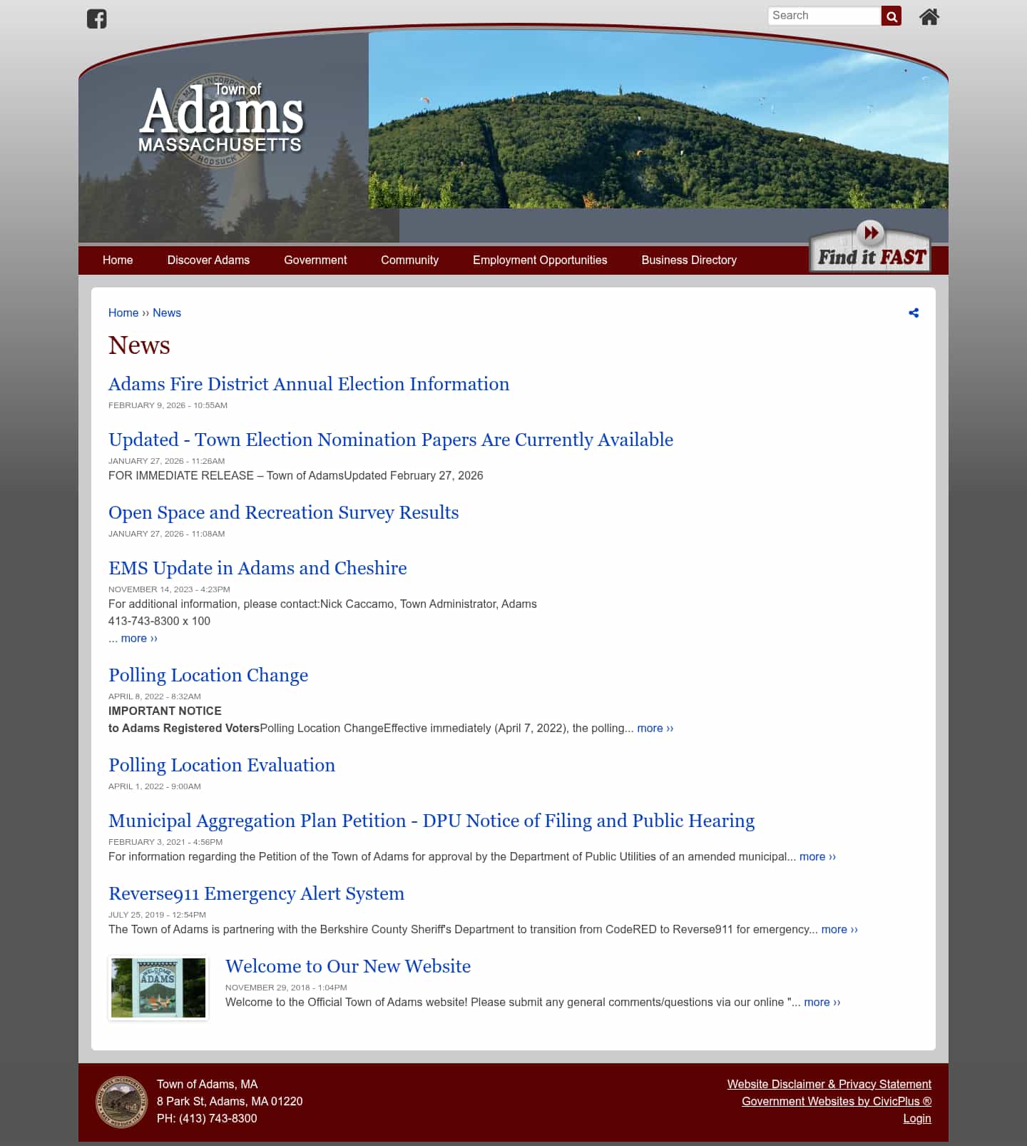 Latest website image capture