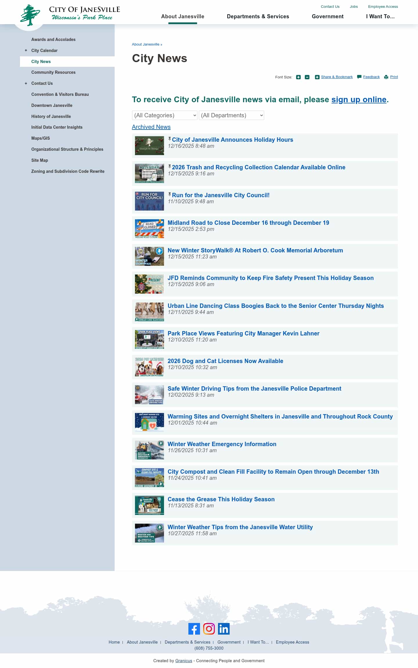 Latest website image capture