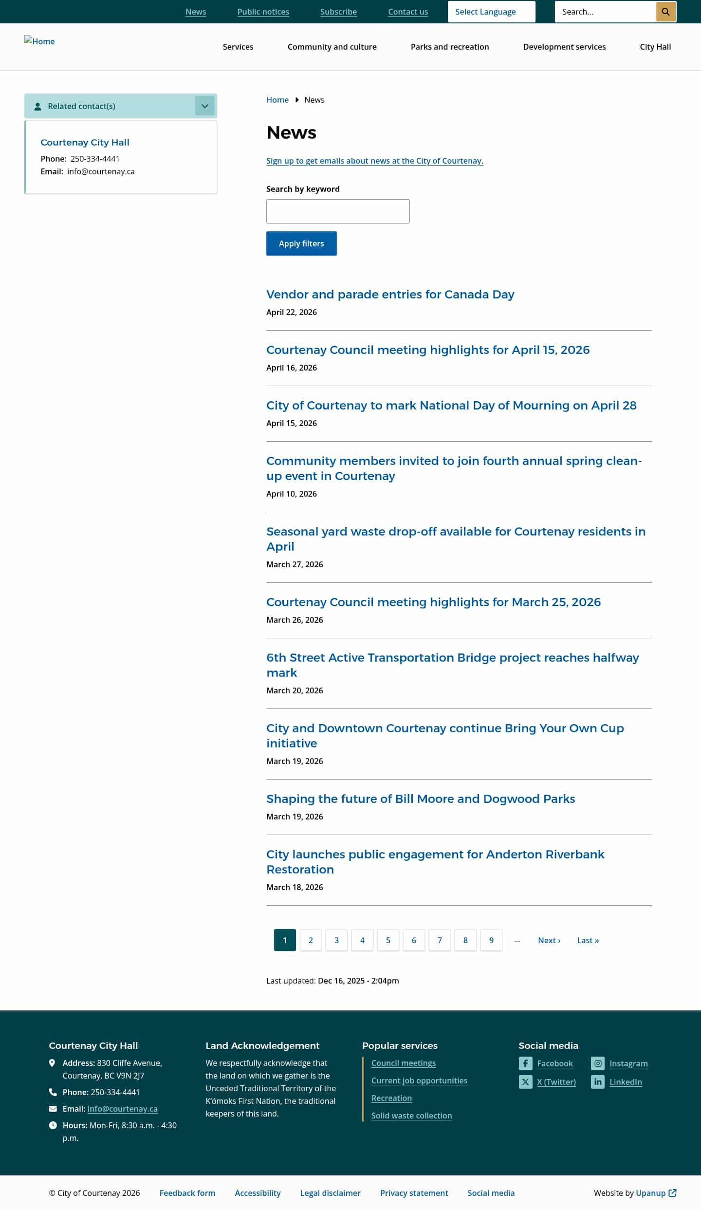Latest website image capture