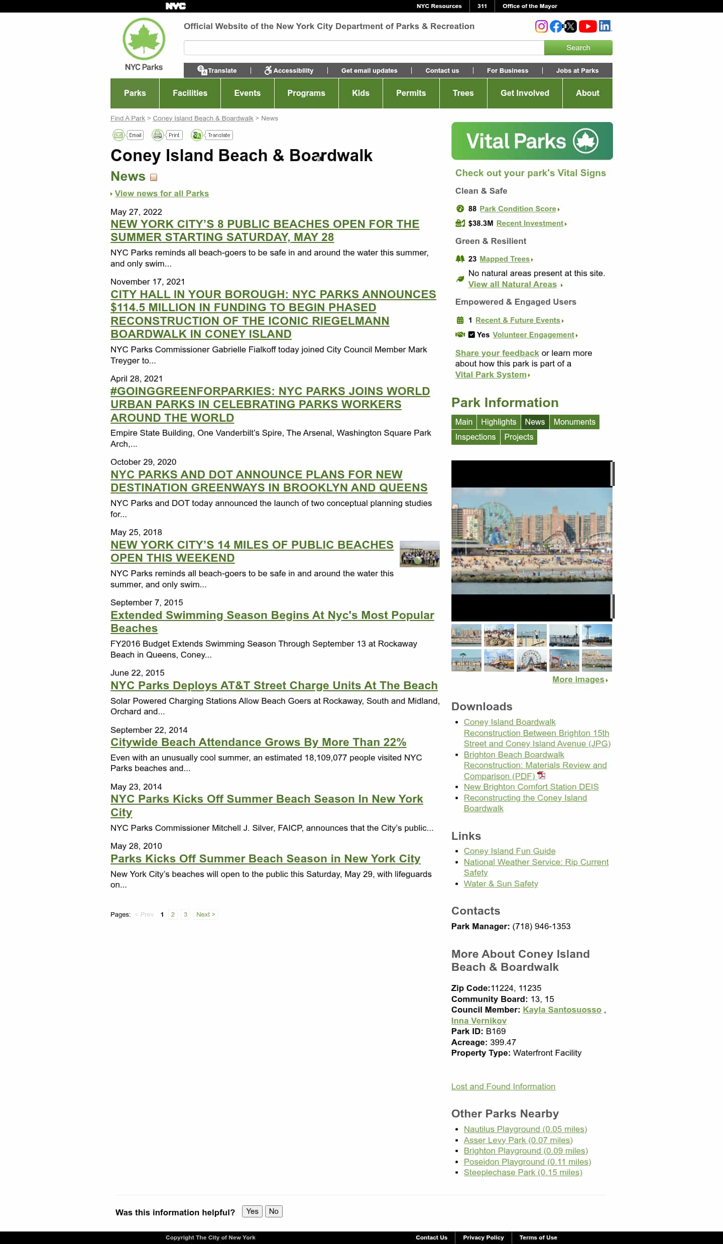 Latest website image capture