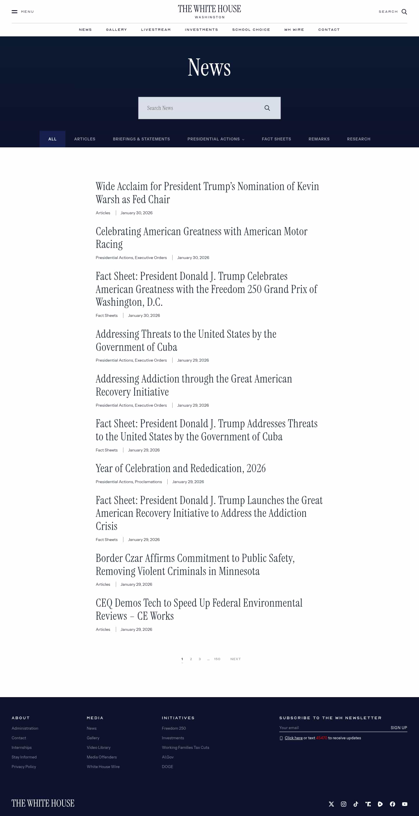 Latest website image capture