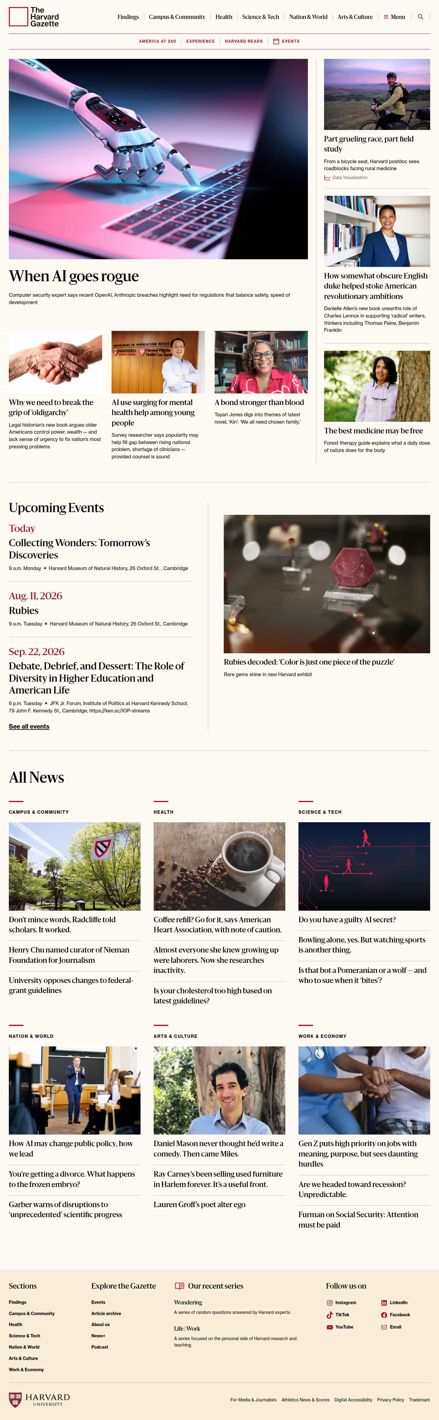 Latest website image capture