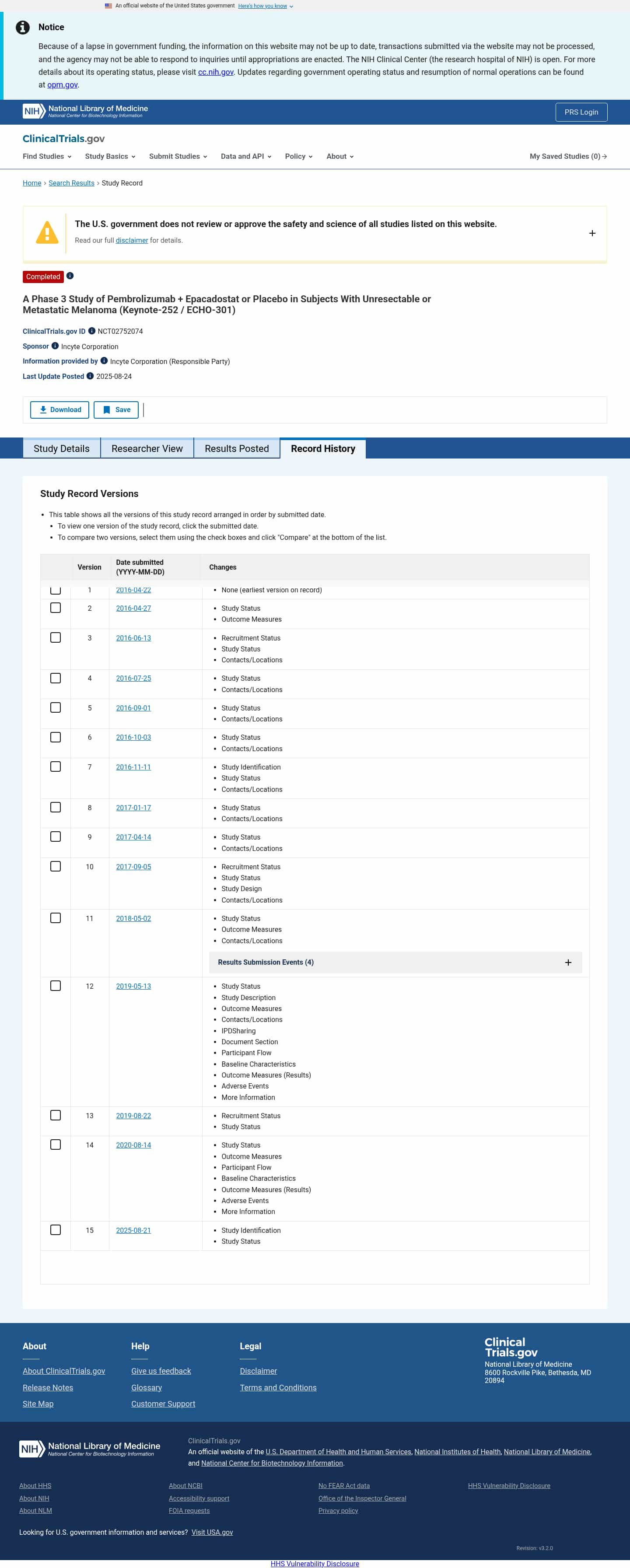 Latest website image capture