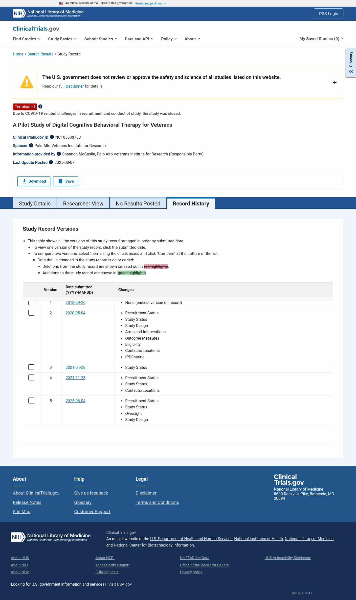 Latest website image capture