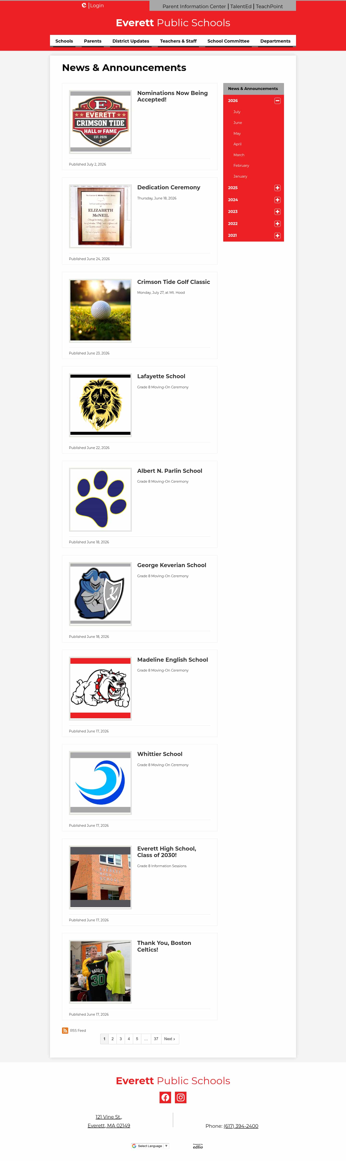 Latest website image capture