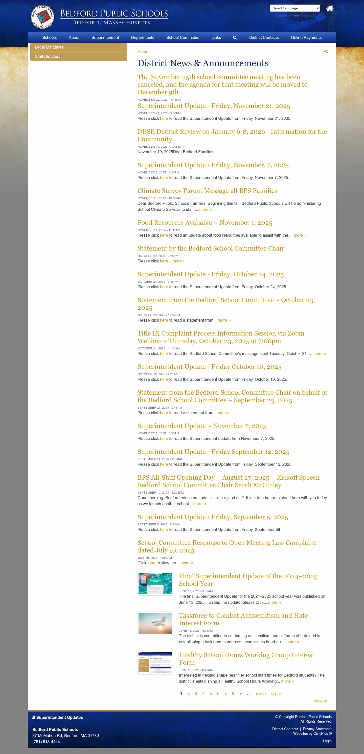 Latest website image capture