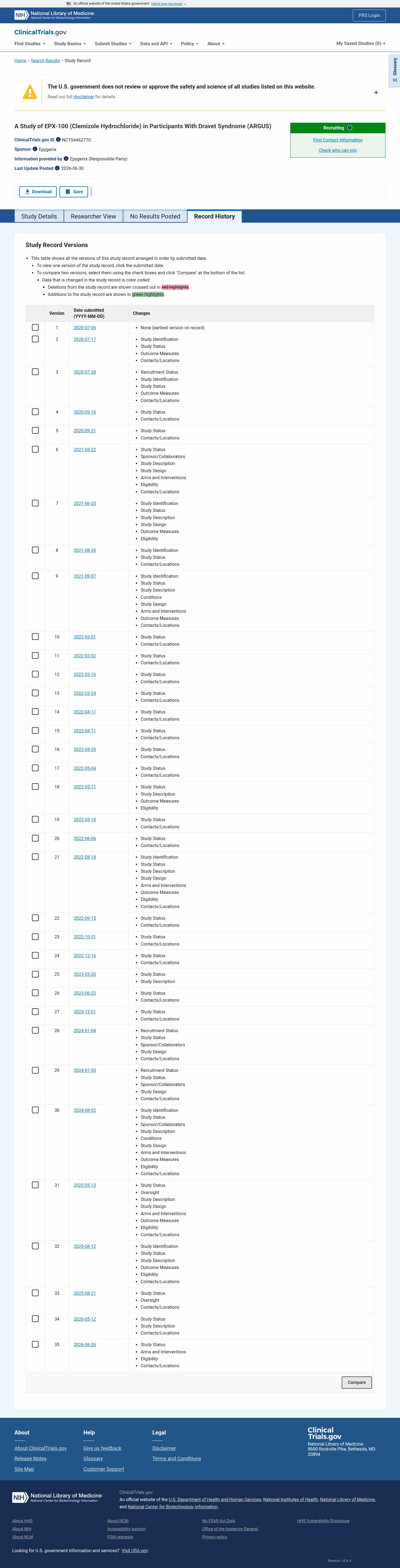 Latest website image capture