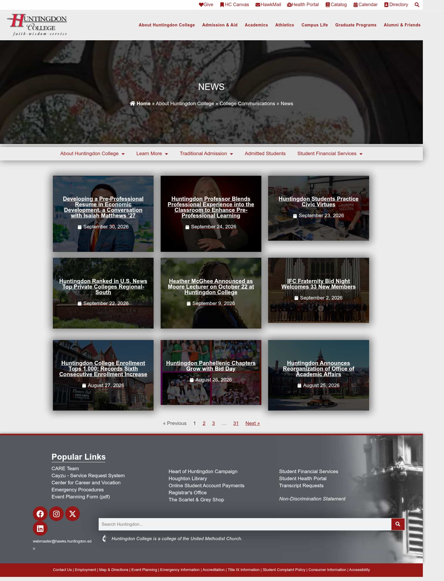 Latest website image capture