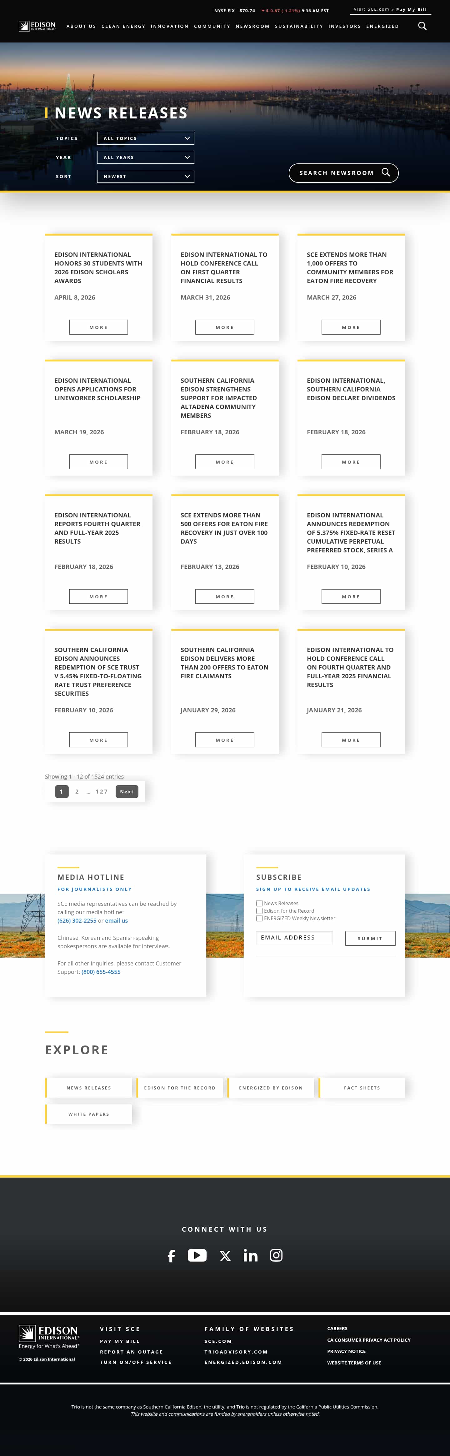 Latest website image capture