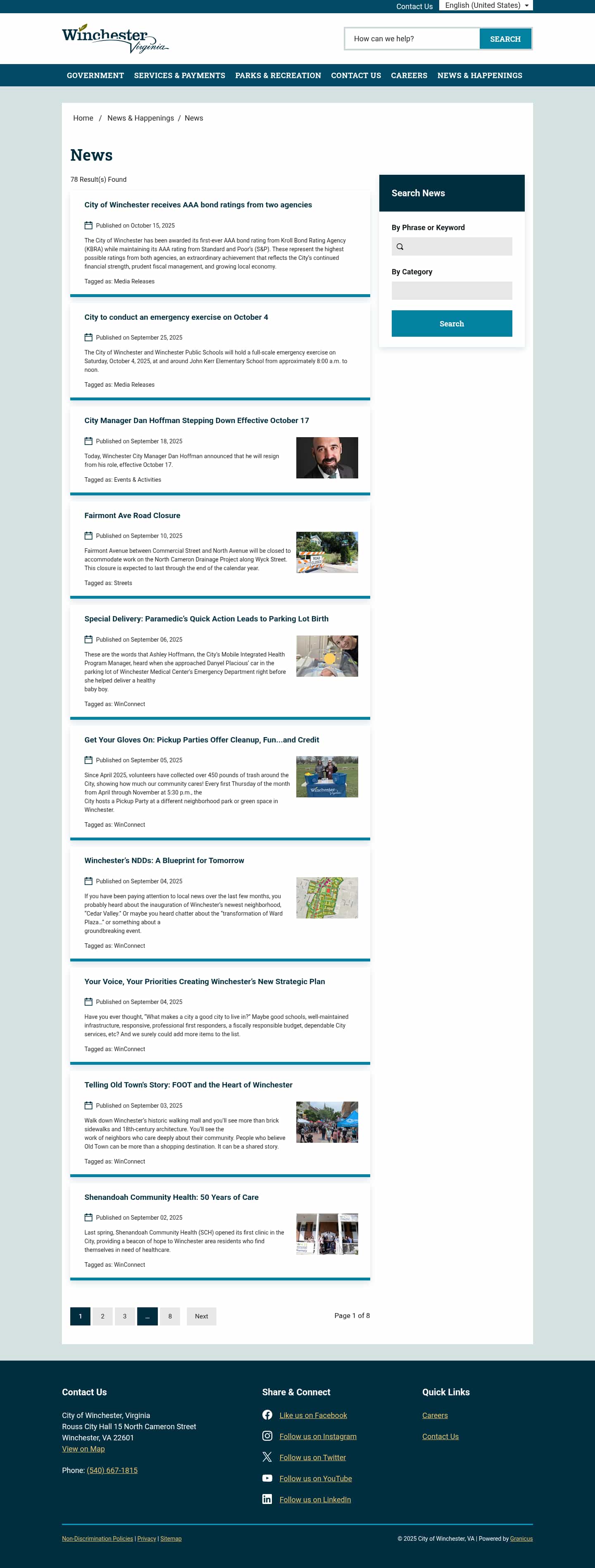 Latest website image capture