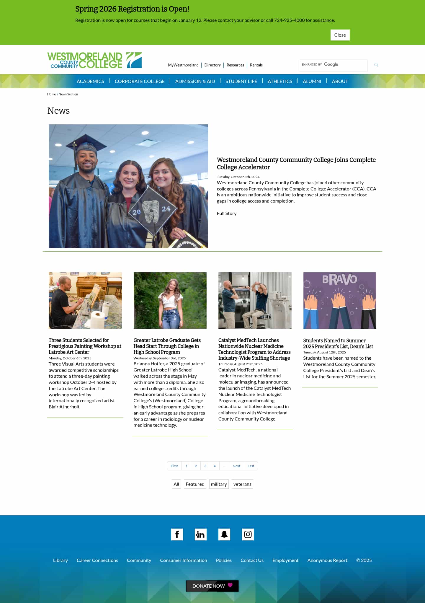 Latest website image capture