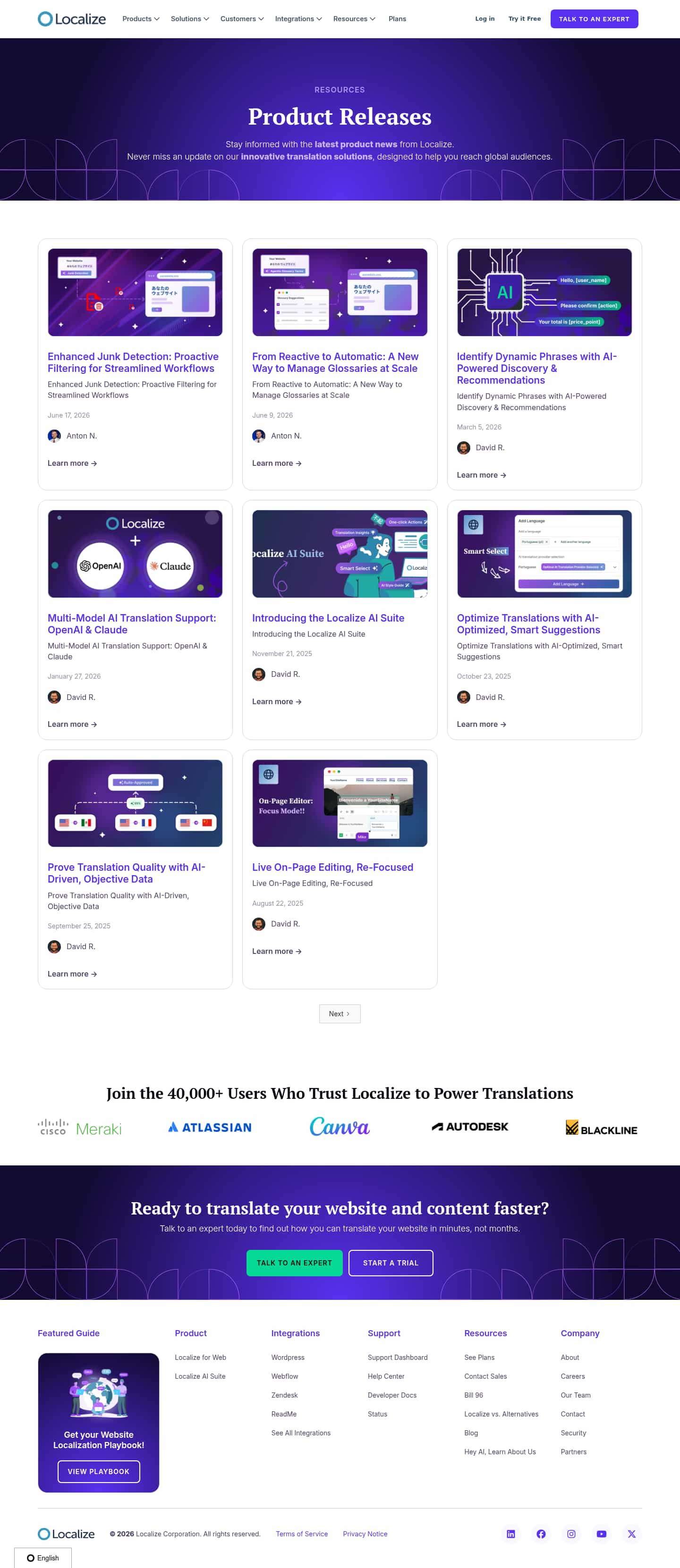 Latest website image capture