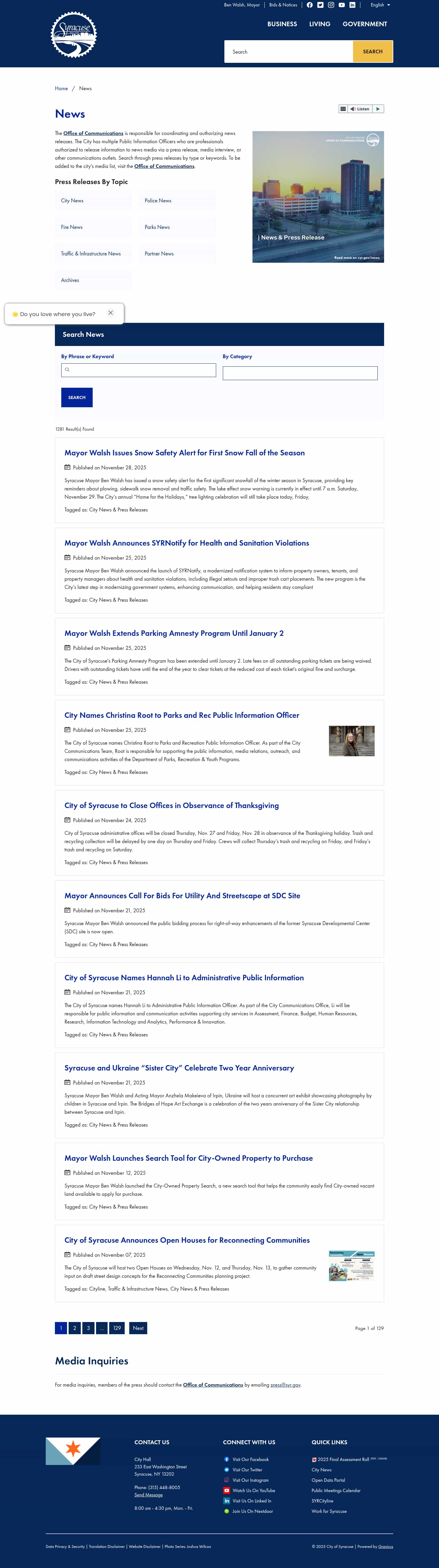 Latest website image capture