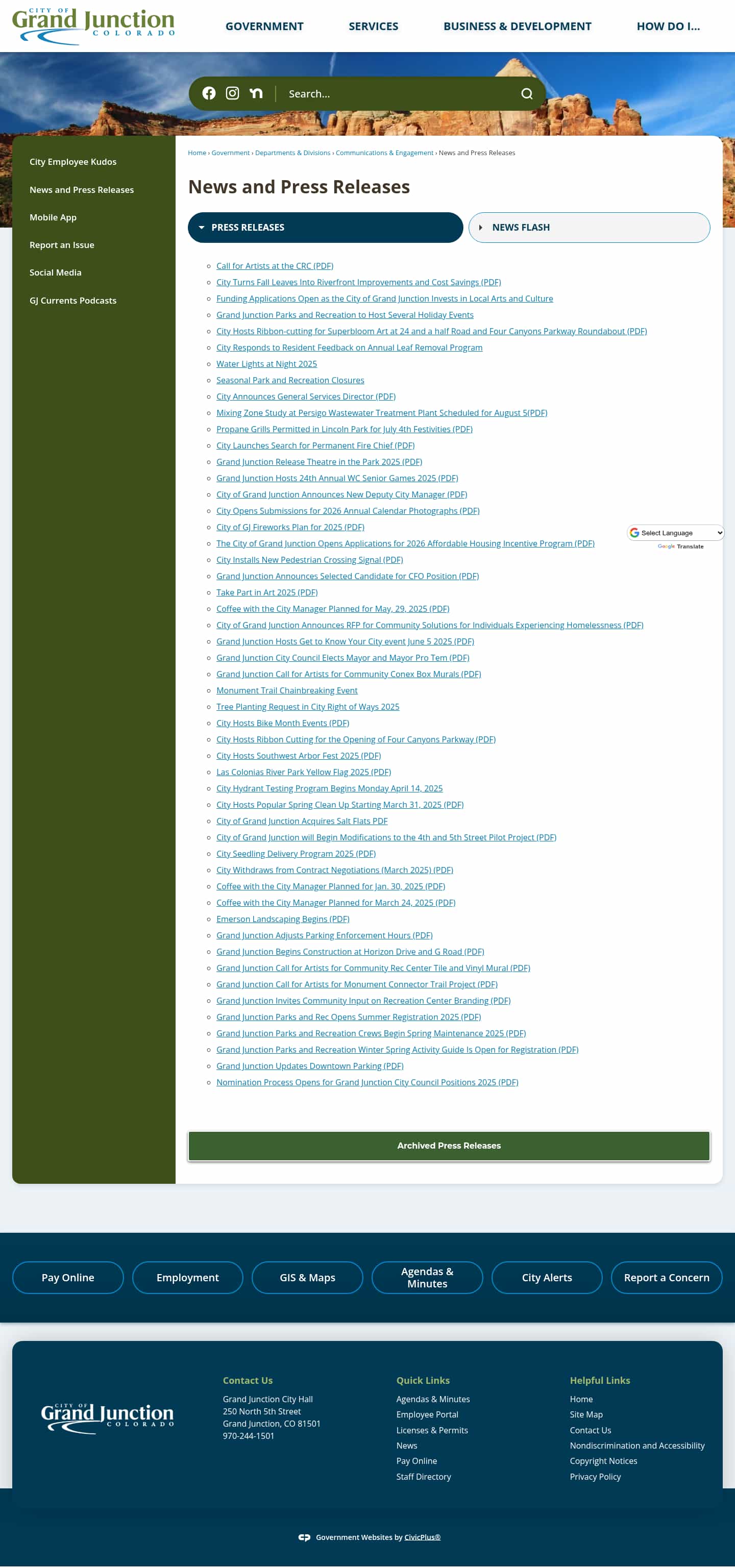 Latest website image capture