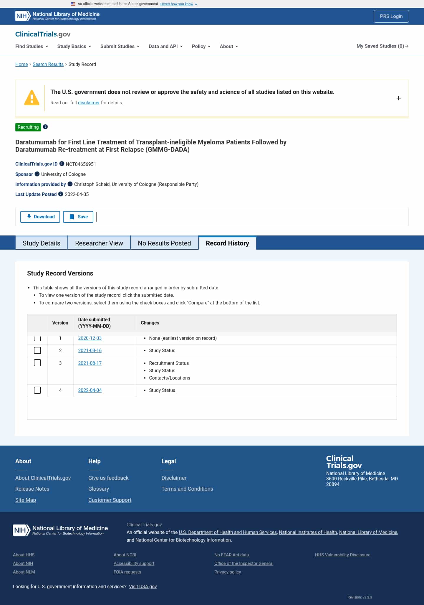 Latest website image capture