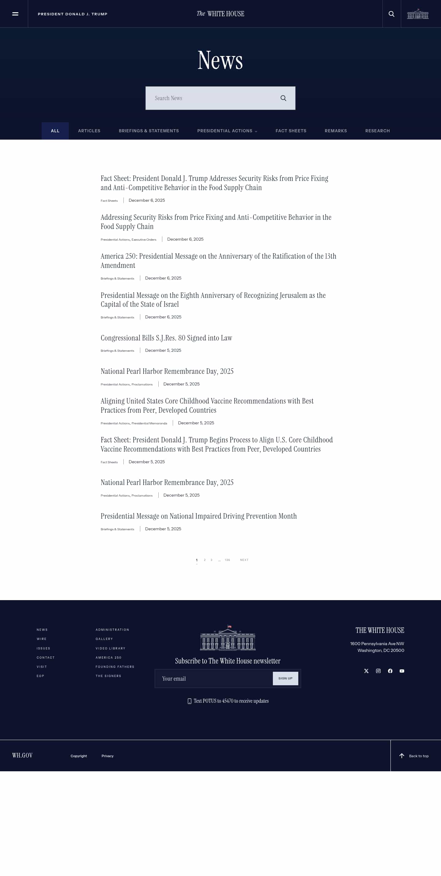 Latest website image capture