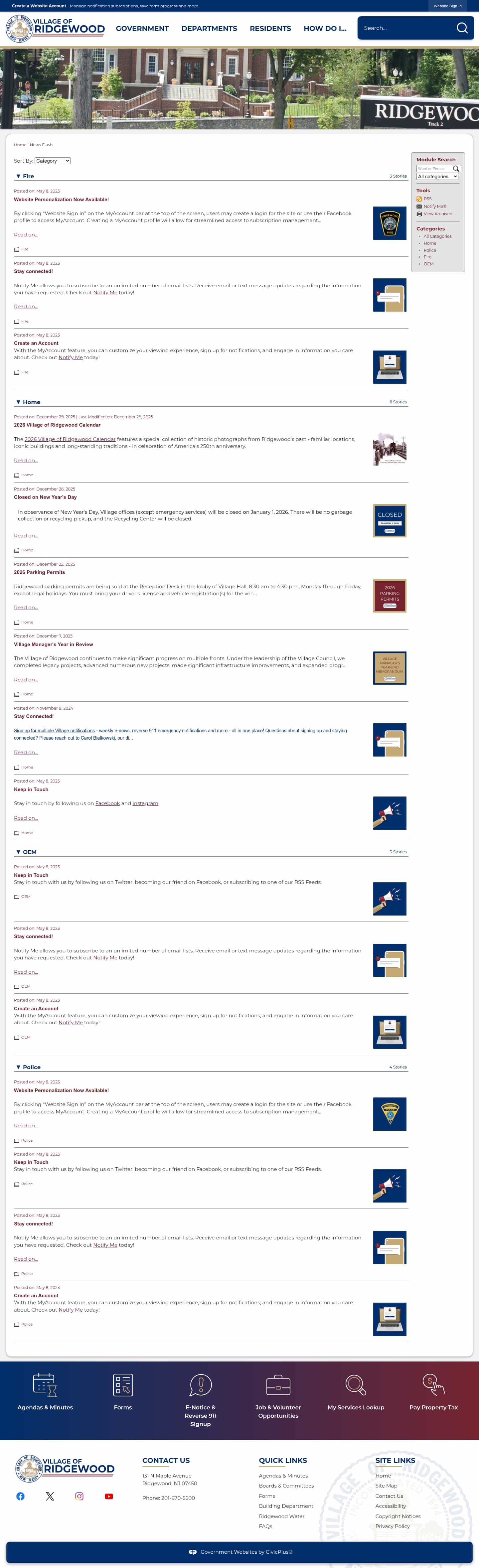 Latest website image capture