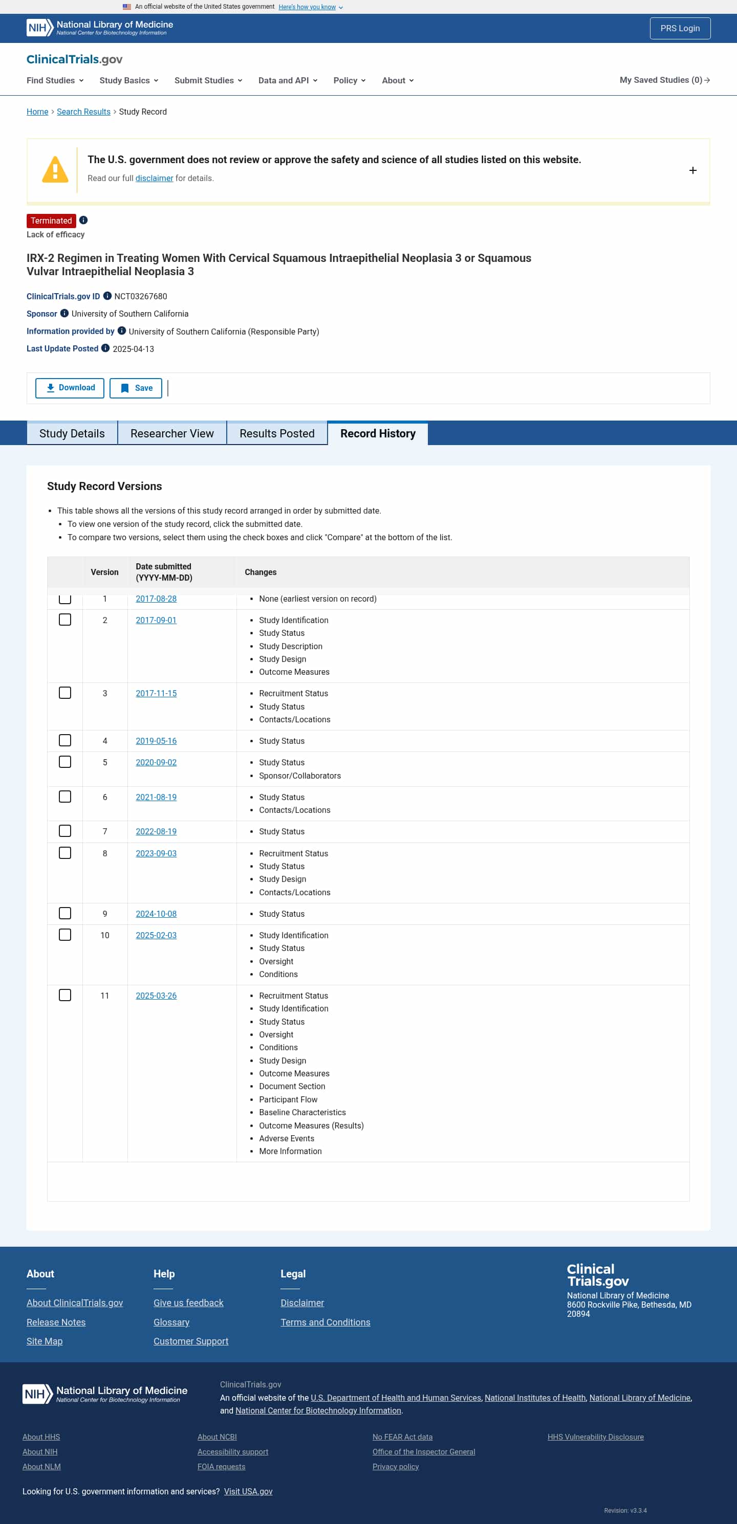 Latest website image capture