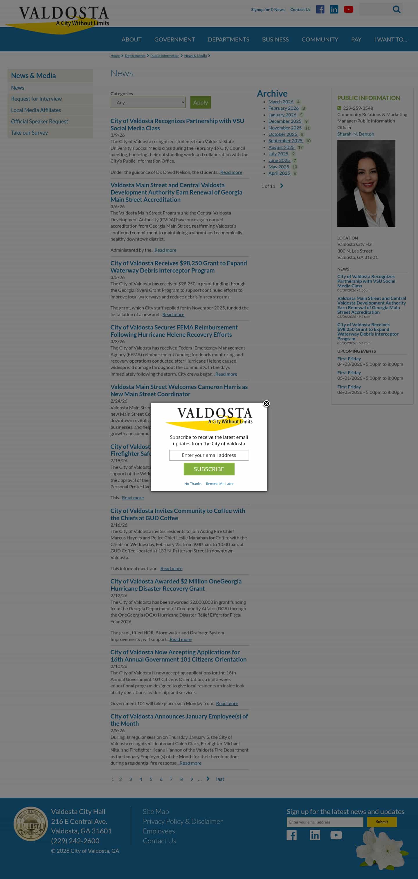 Latest website image capture