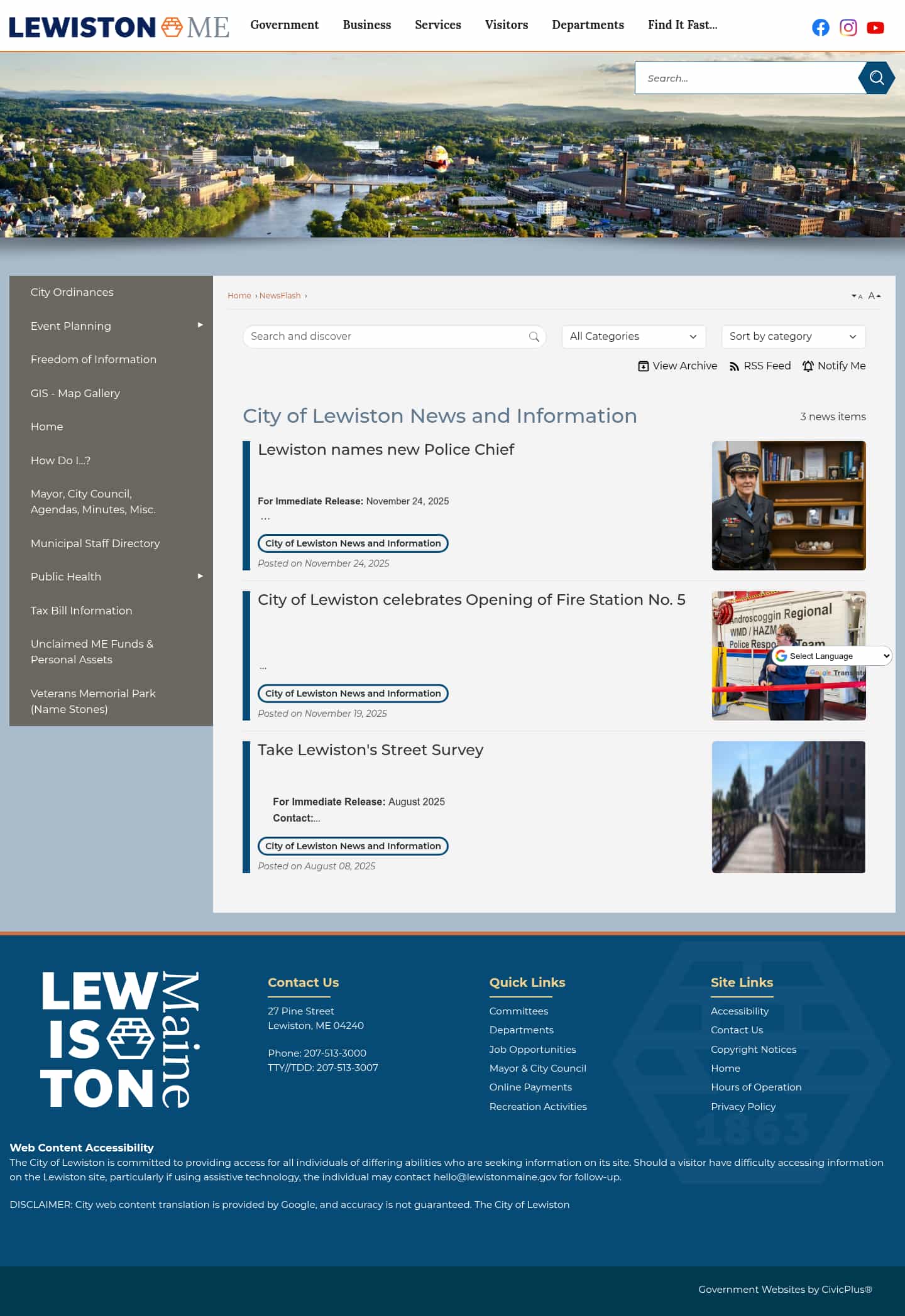 Latest website image capture