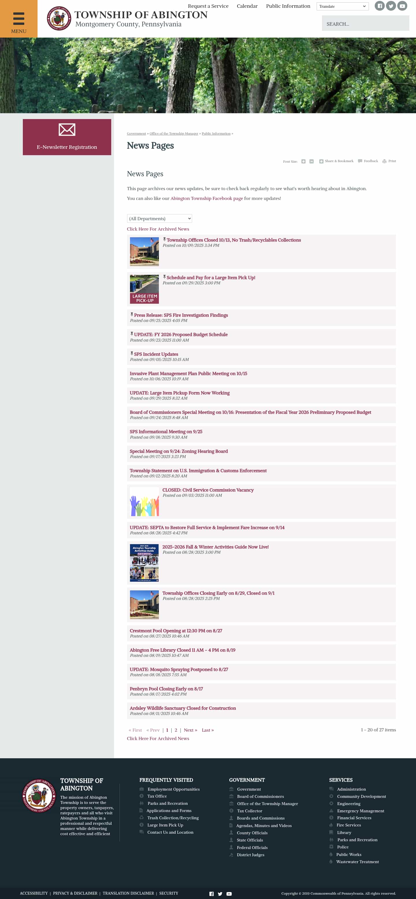 Latest website image capture