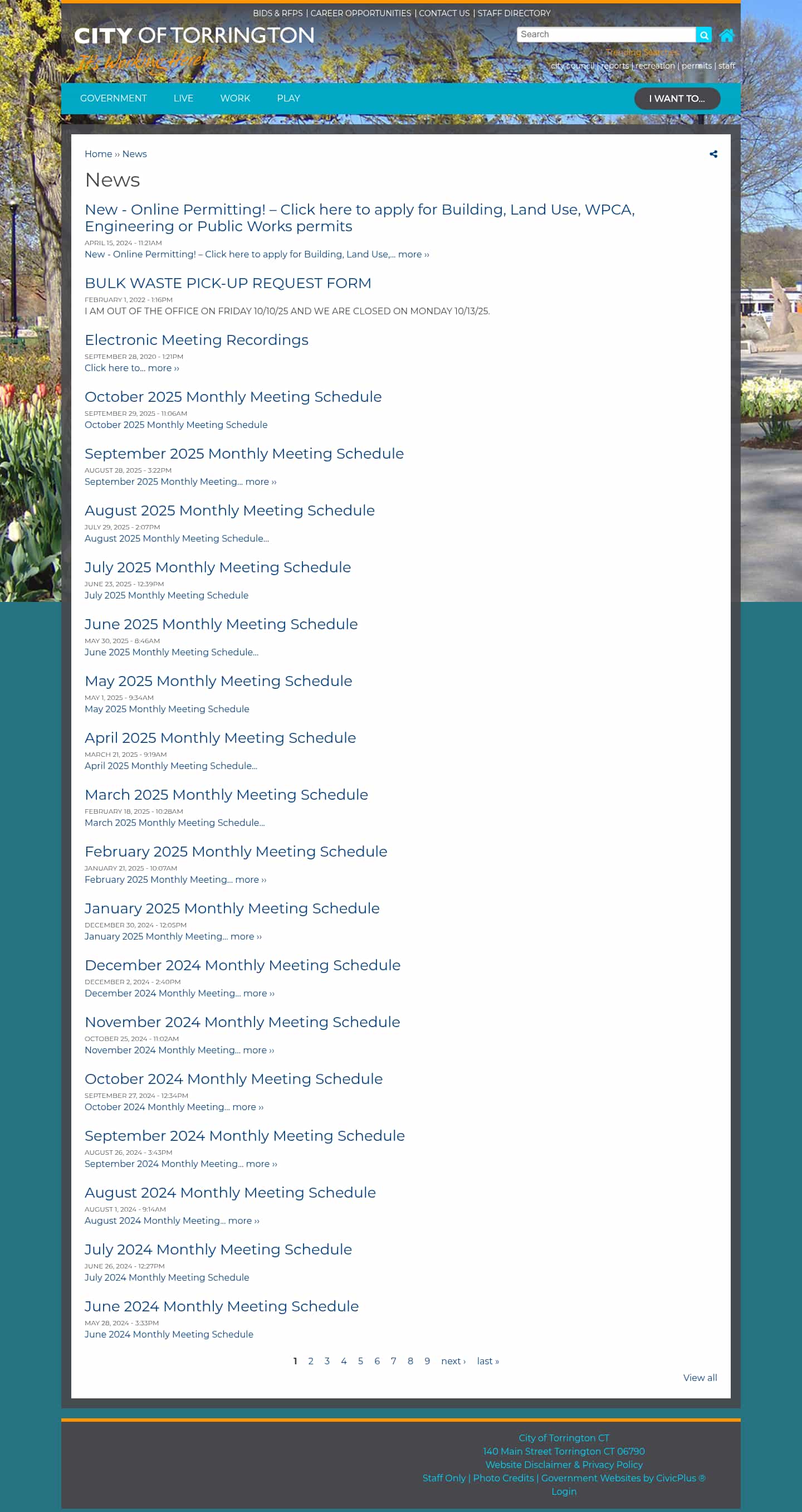 Latest website image capture