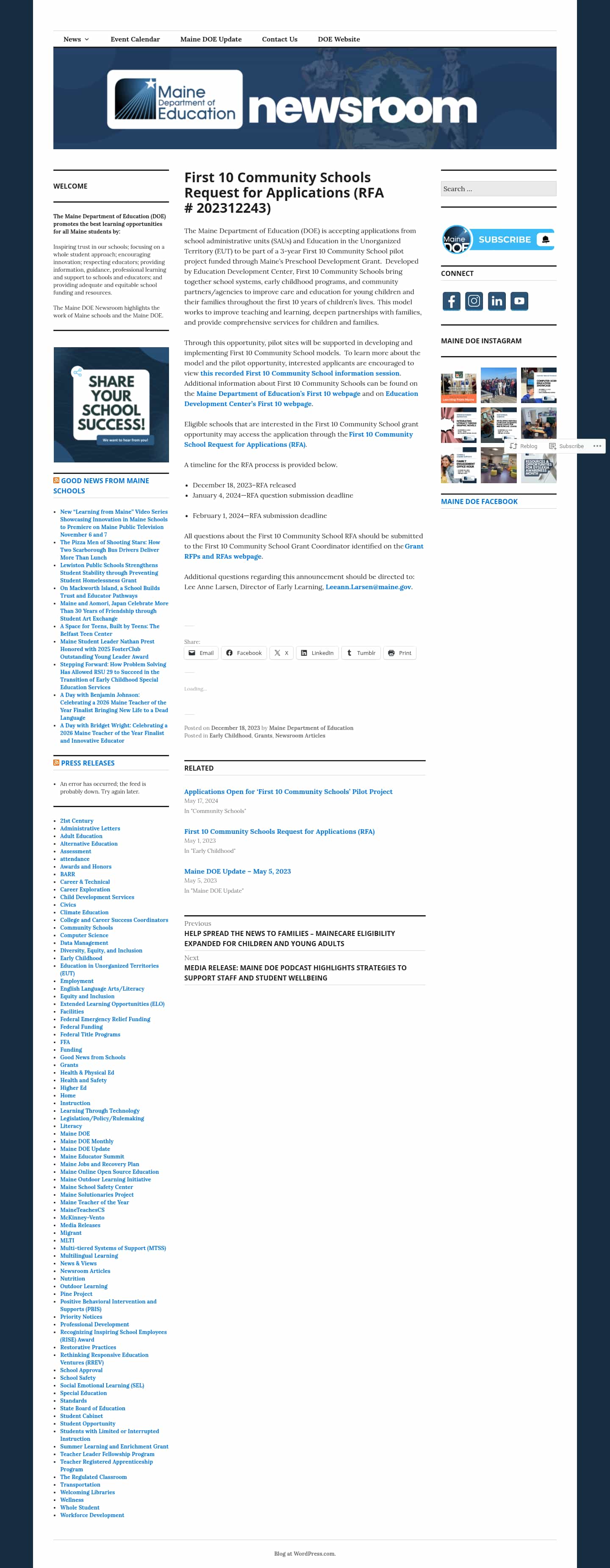 Latest website image capture