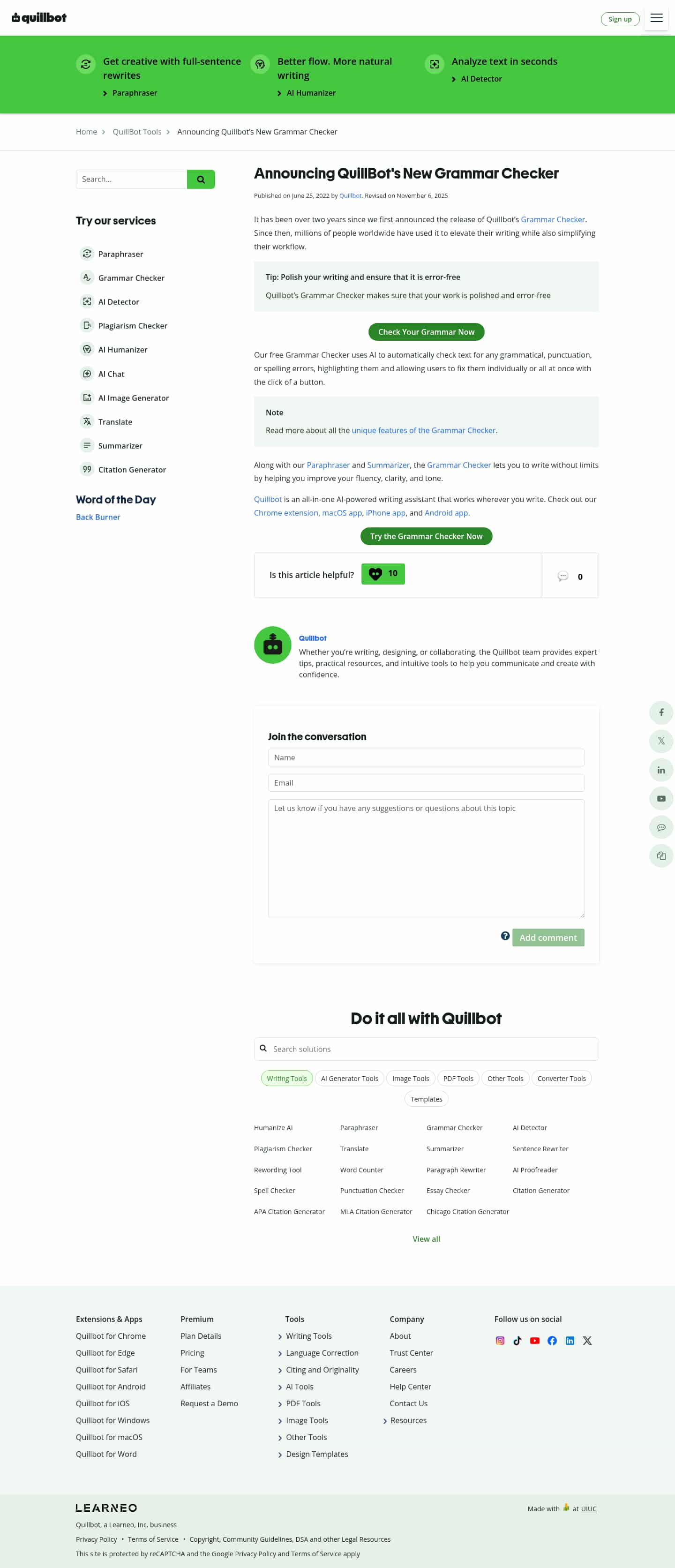 Latest website image capture