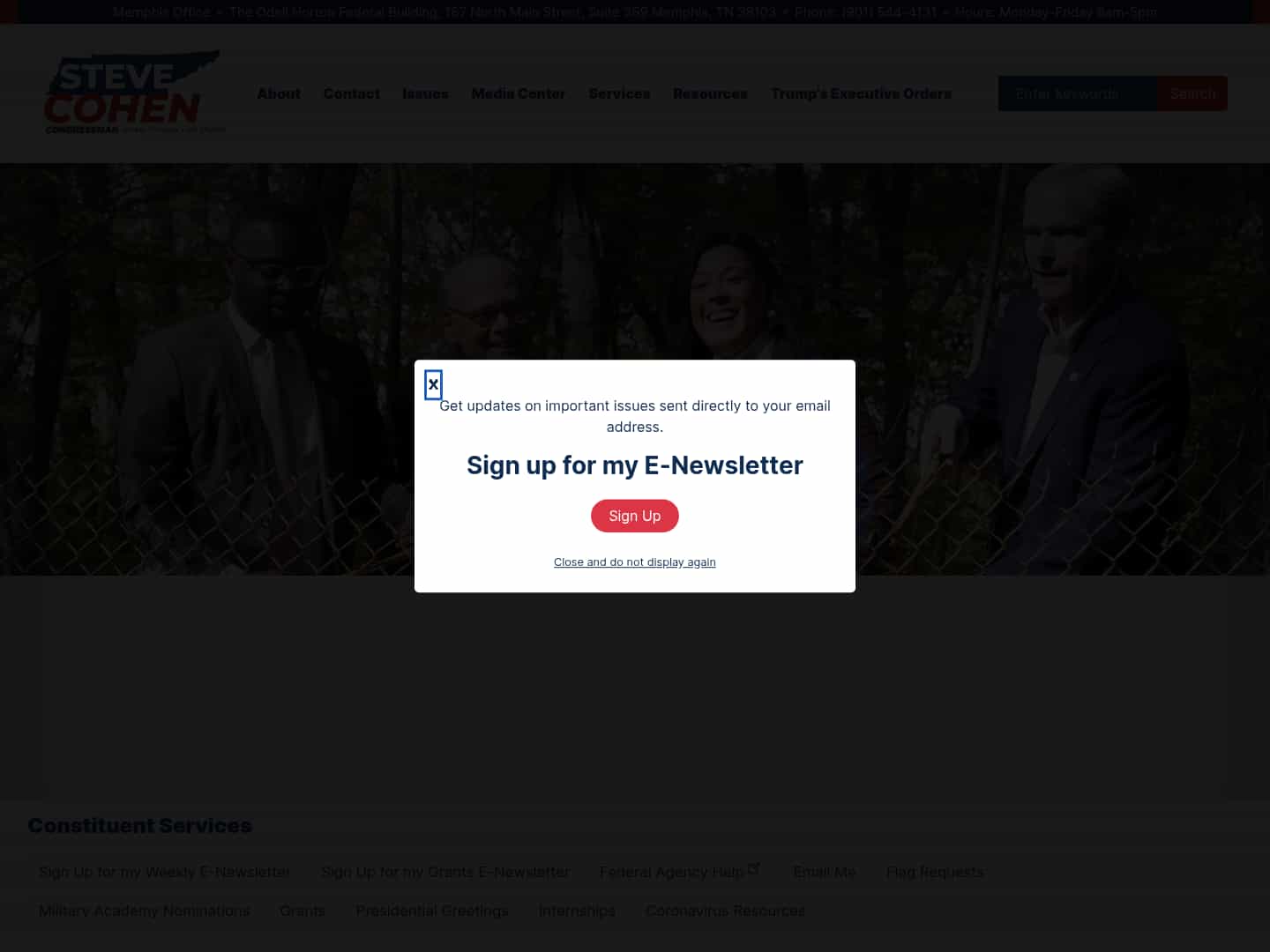 Latest website image capture