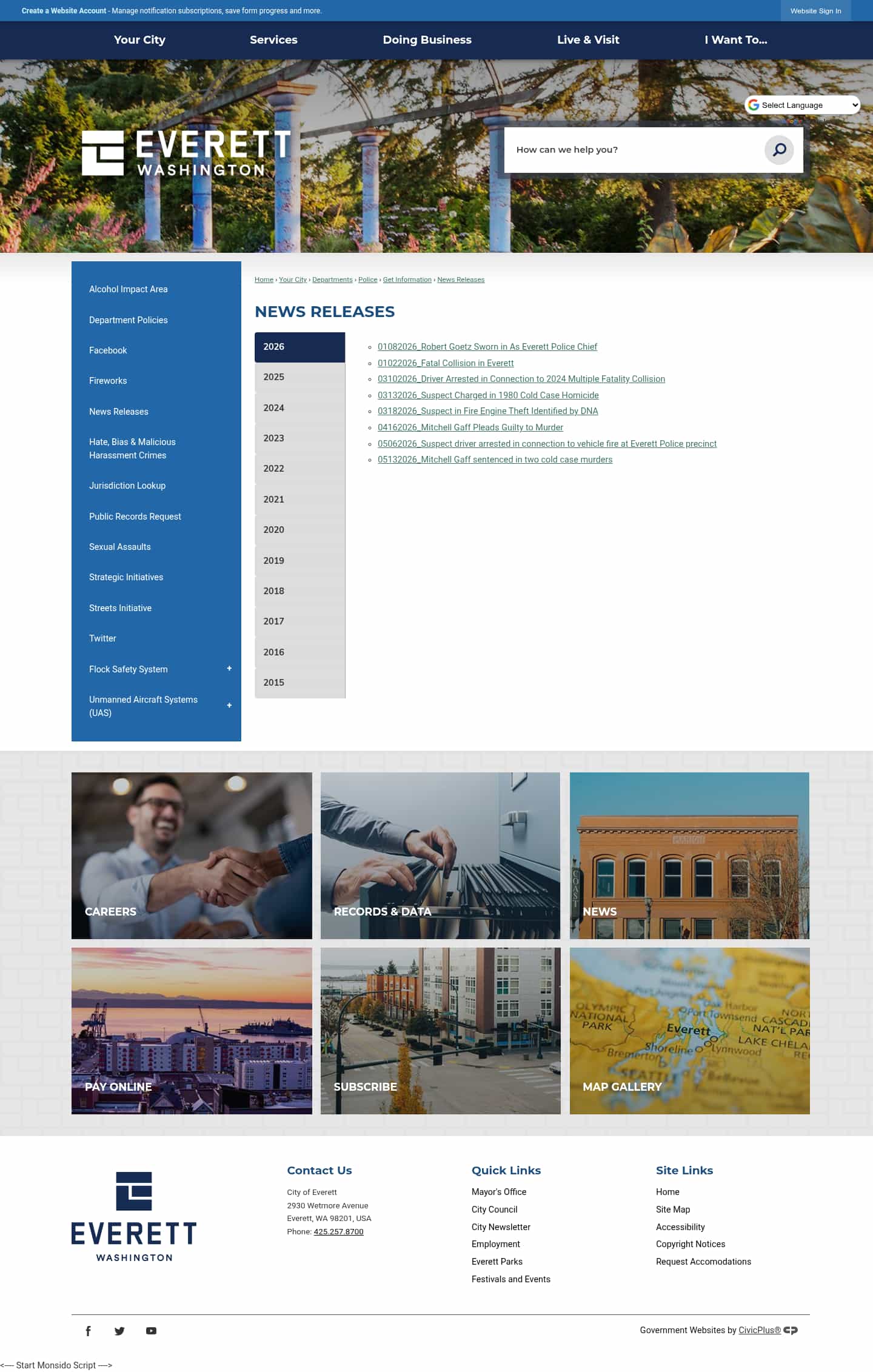 Latest website image capture